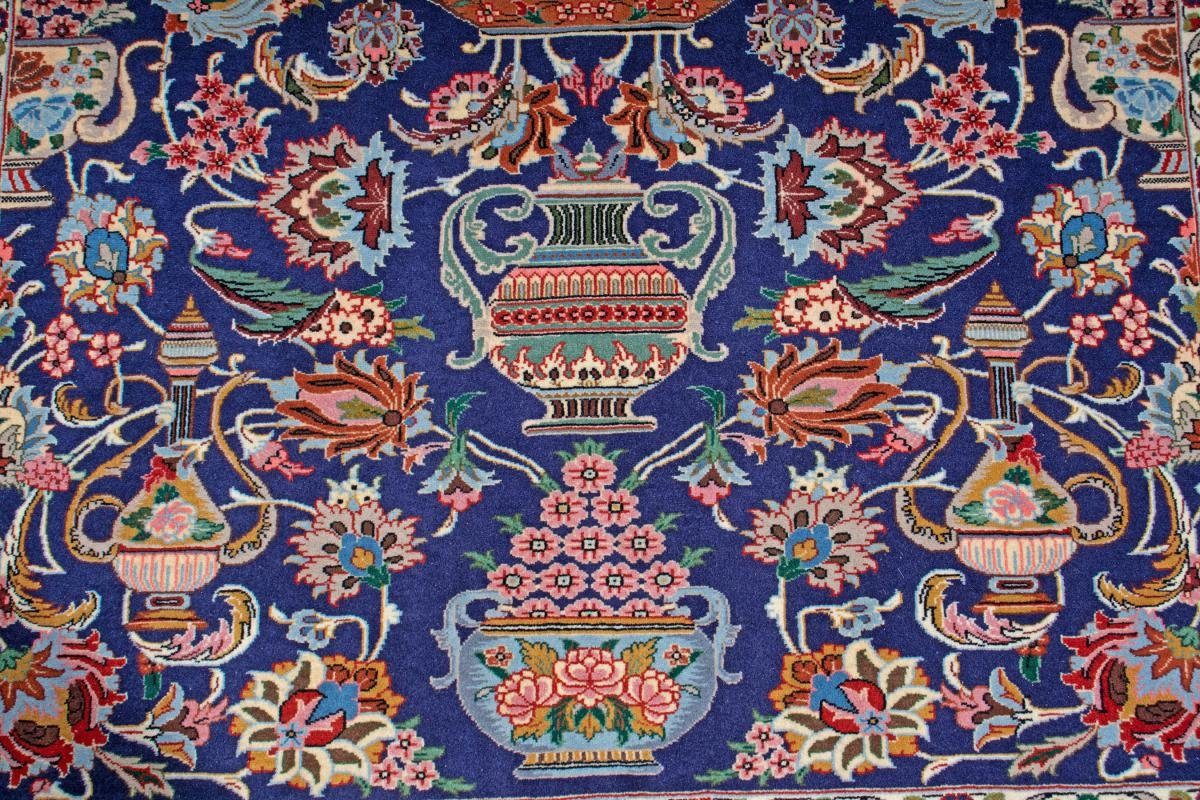 Orientteppich Trading, Ghom Kork rechteckig, 136x187 / Höhe: 5 Orientteppich Nain Handgeknüpfter mm Perserteppich,