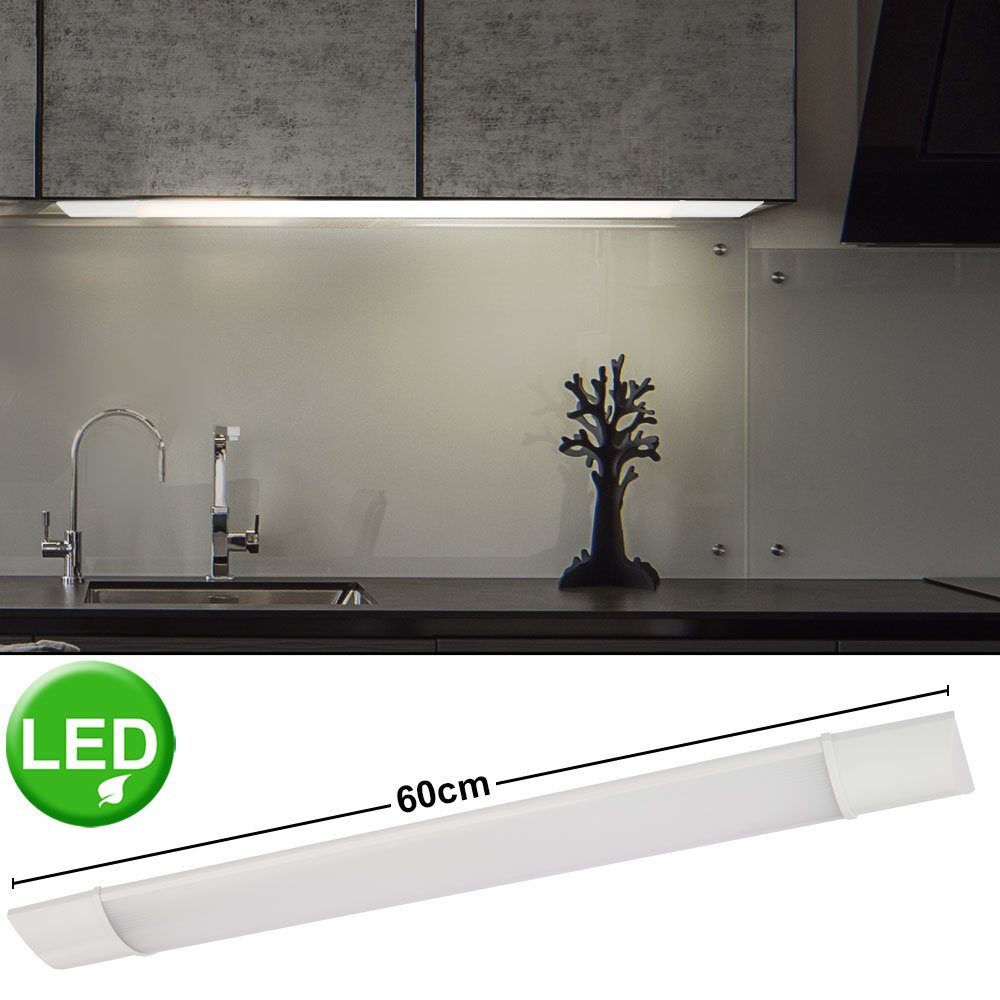 etc-shop LED fest Licht Wohn Leuchte Deckenleuchte, Warmweiß, verbaut, Zimmer Strahler Lampe Küchen LED LED-Leuchtmittel Unterbau Schrank