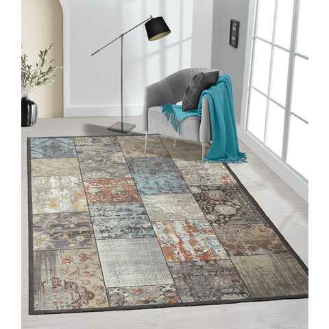 Teppich Elira Teppich Flachgewebe, Robust, Used Look, Modernes Design, the carpet, Rechteck