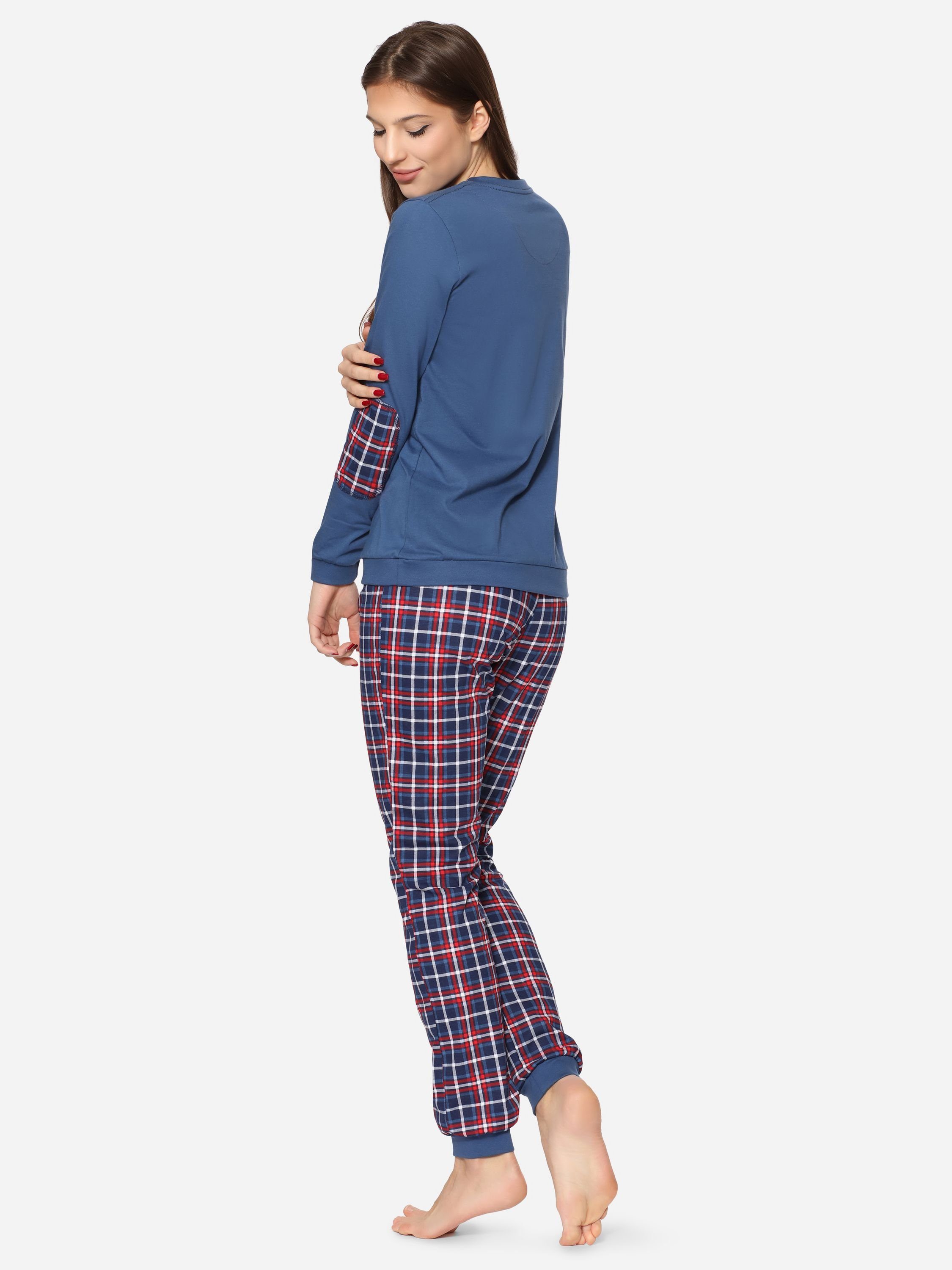 Cornette Schlafanzug Damen Schlafanzug Zweiteiler Pyjama günstig online kaufen