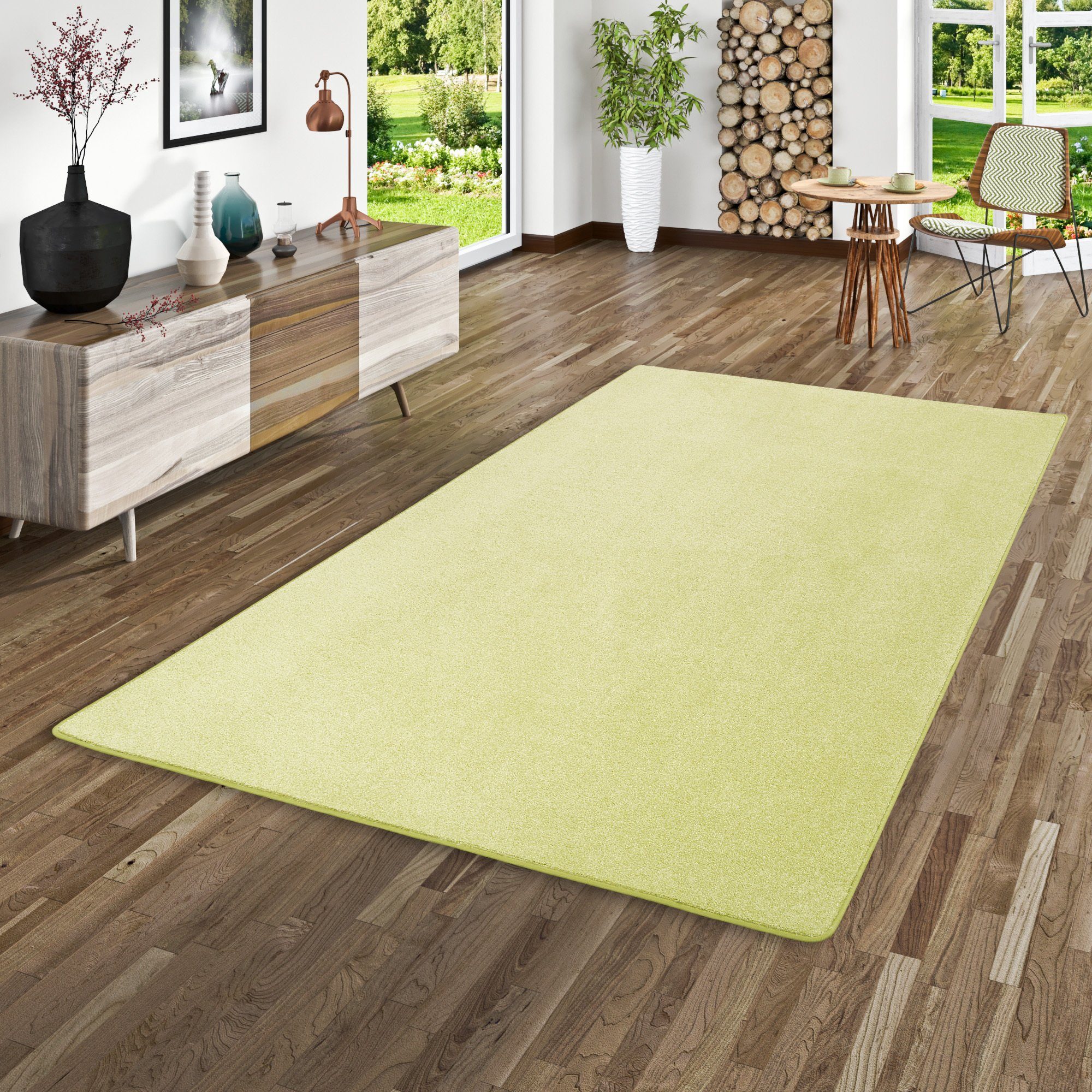 Snapstyle Veloursteppich Hochflor Velours Teppich Luna, günstig online kaufen