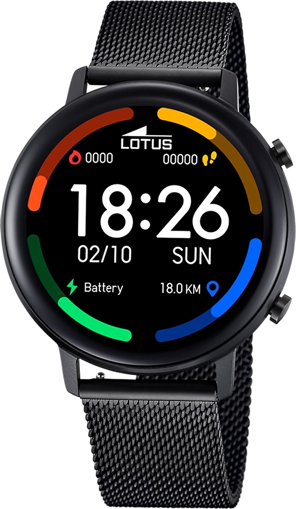 Lotus Multifunktionsuhr Lotus Herrenuhr Edelstahl Silikon, (Multifunktionsuhr), Herren Armbanduhr rund, groß (ca. 42,5mm), Edelstahl