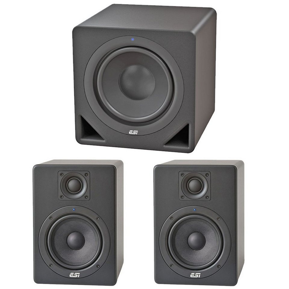 ESI -Audiotechnik ESI Aktiv 05 Monitor-Boxen + Aktiv 10S Subwoofer Home  Speaker