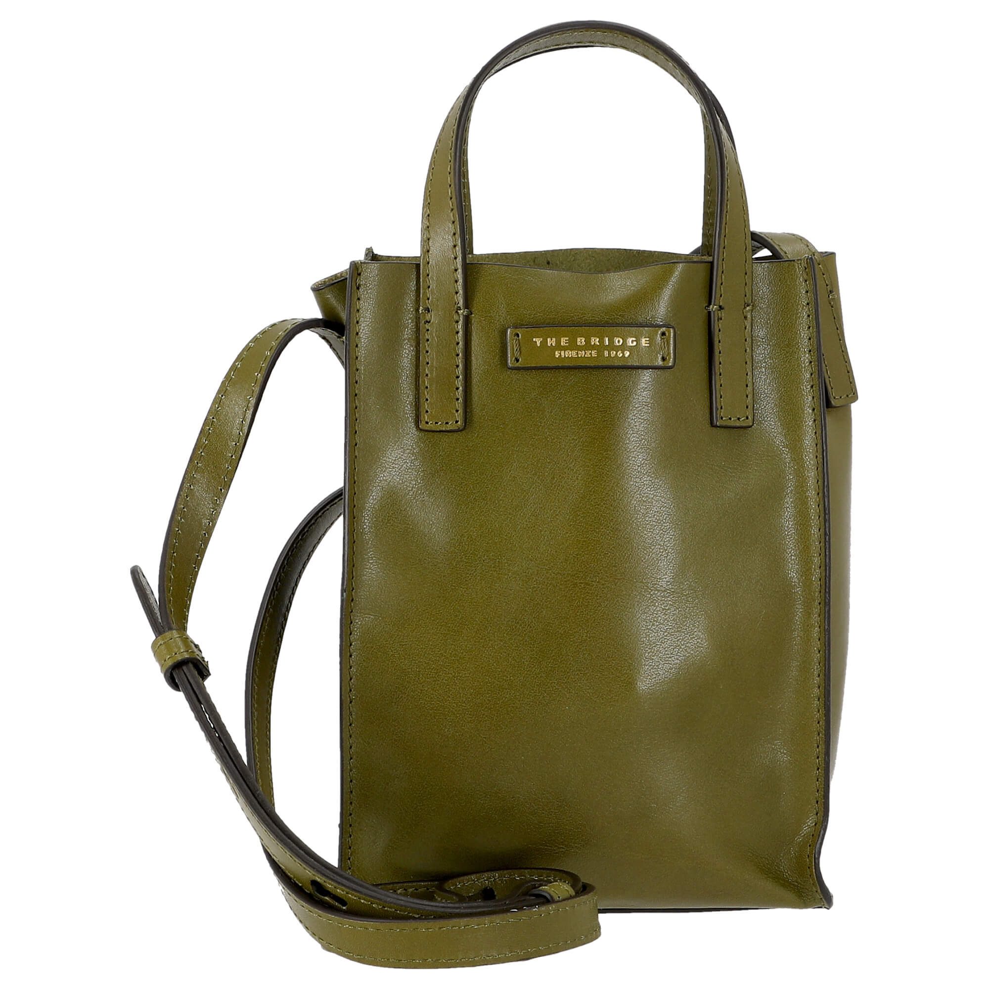 THE BRIDGE Handtasche Mirra - Henkel 21 cm (verde fico)
