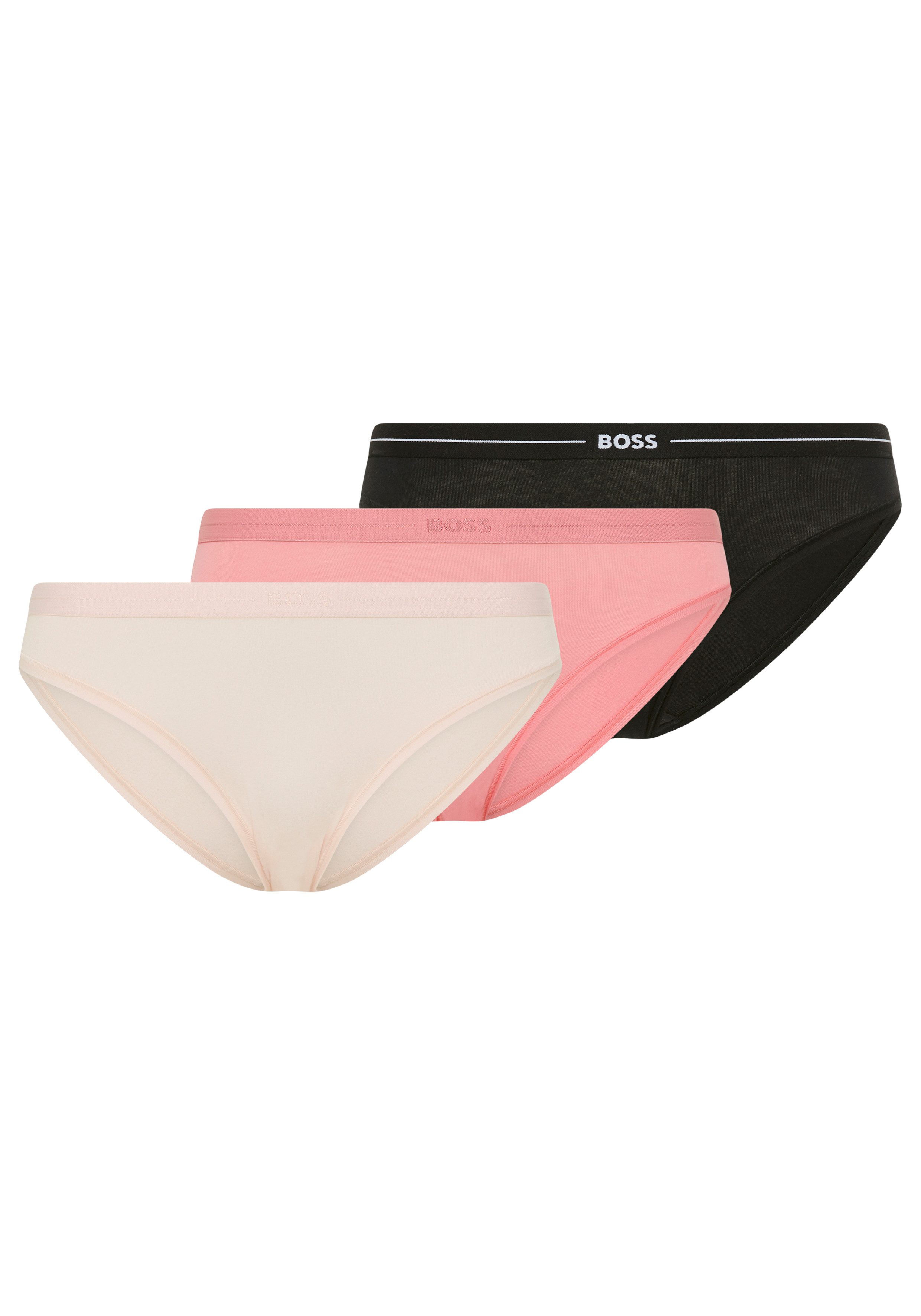 BOSS Slip 3P BRIEF (Packung, 3-St., 3er) mit elastischen Logobund günstig online kaufen