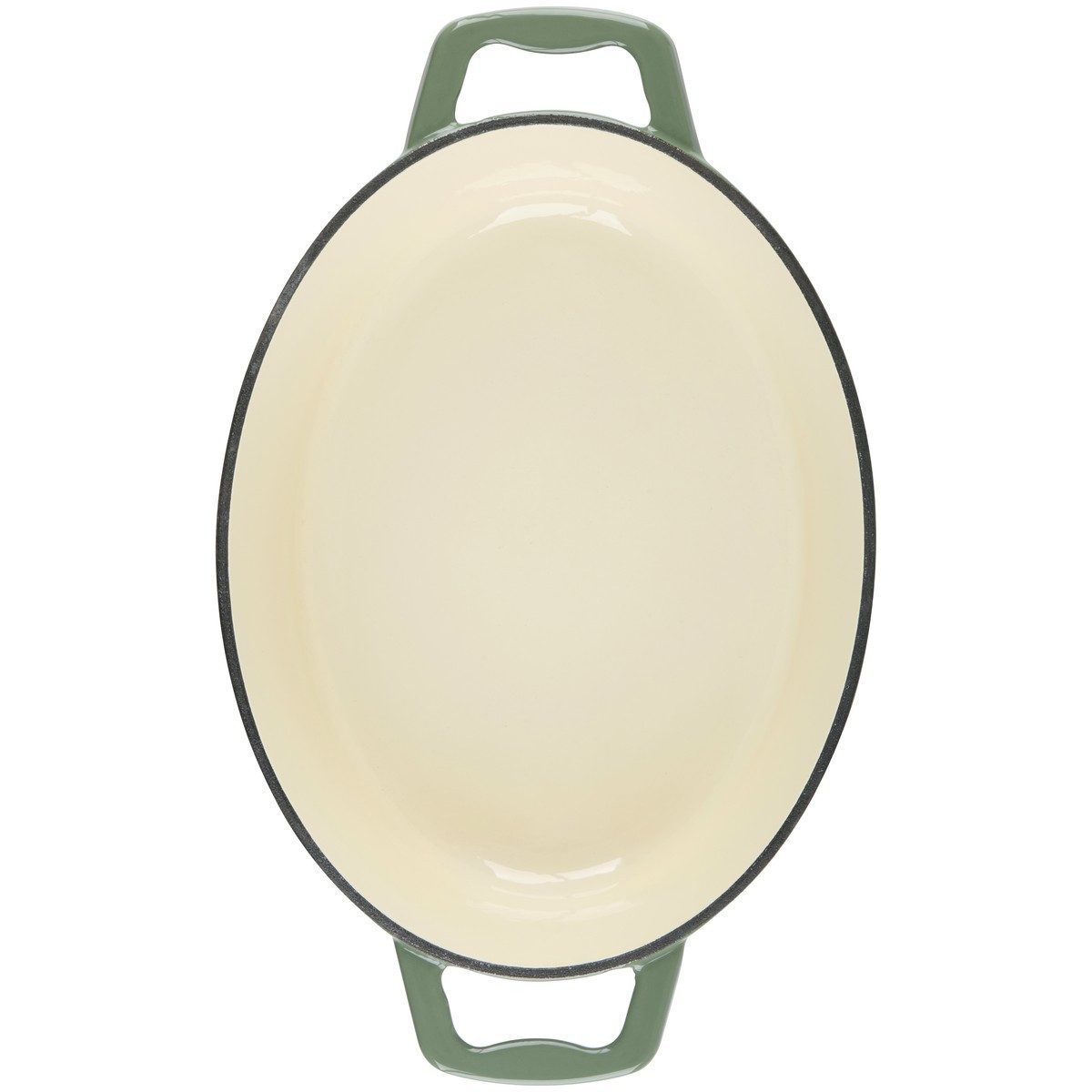 Alpina Grillpfanne Alpina Bräter 33cm Graueisen grün