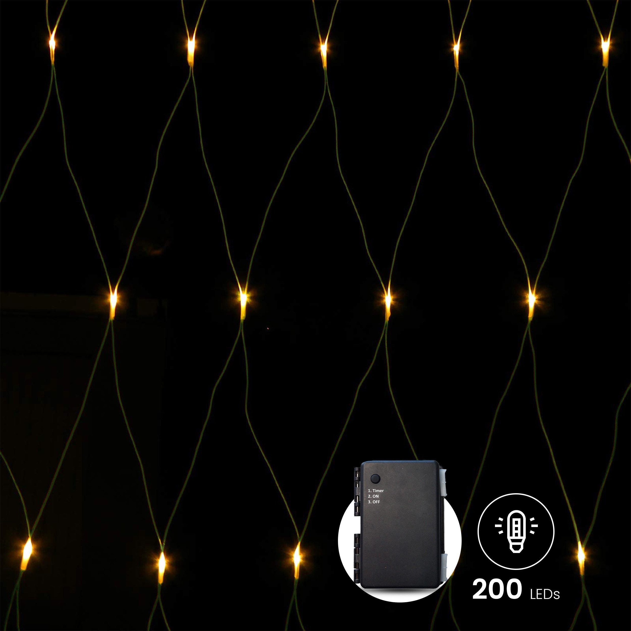 Gartenpirat Lichternetz mit warmweißen LEDs und günstig online kaufen