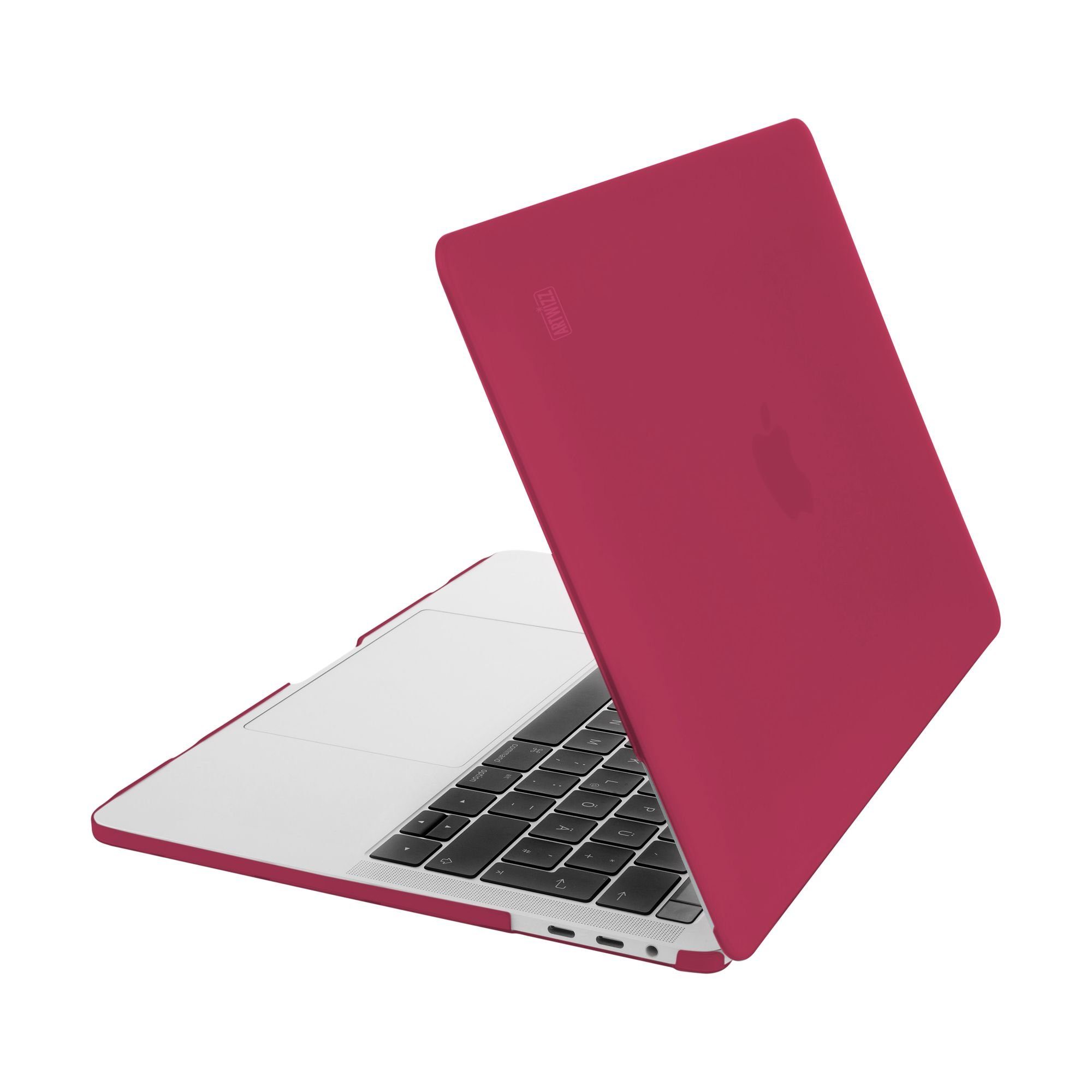 Artwizz Laptop-Hülle Artwizz Rubber Clip - Notebook Schutzclip mit Soft-Touch-Beschichtung für MacBook Pro 13 (2016-2019), Berry