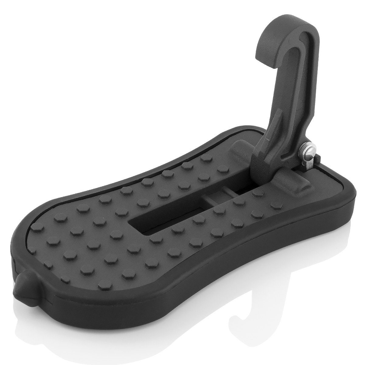 MidGard Halterung Auto Türpedal, U-förmiges Hakenpedal für Autotür, Fußstütze Schwarz