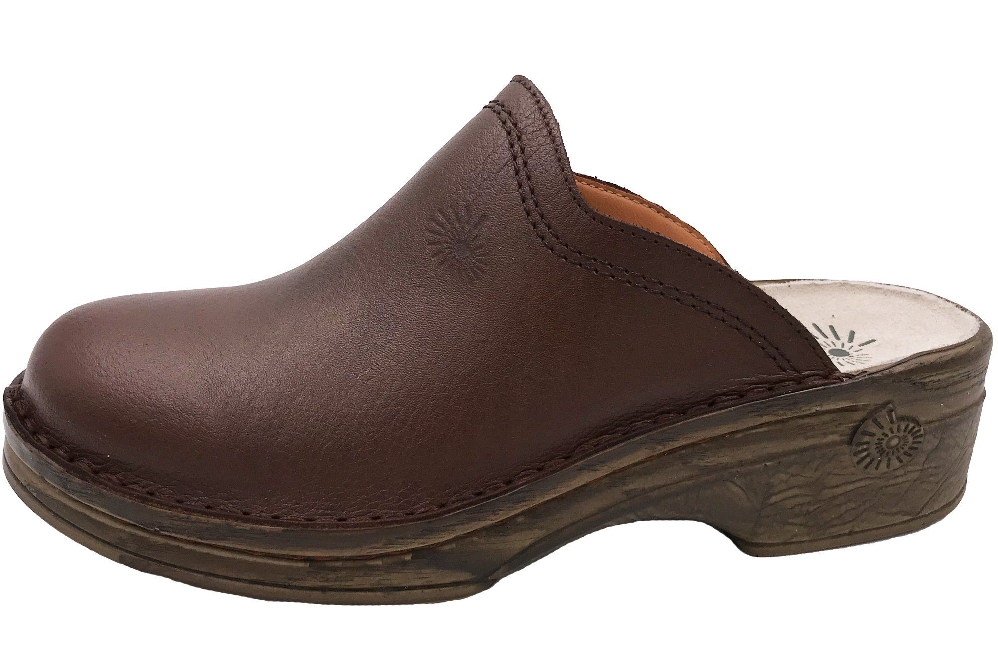 Helix Herren Leder Clog Pantolette 52011