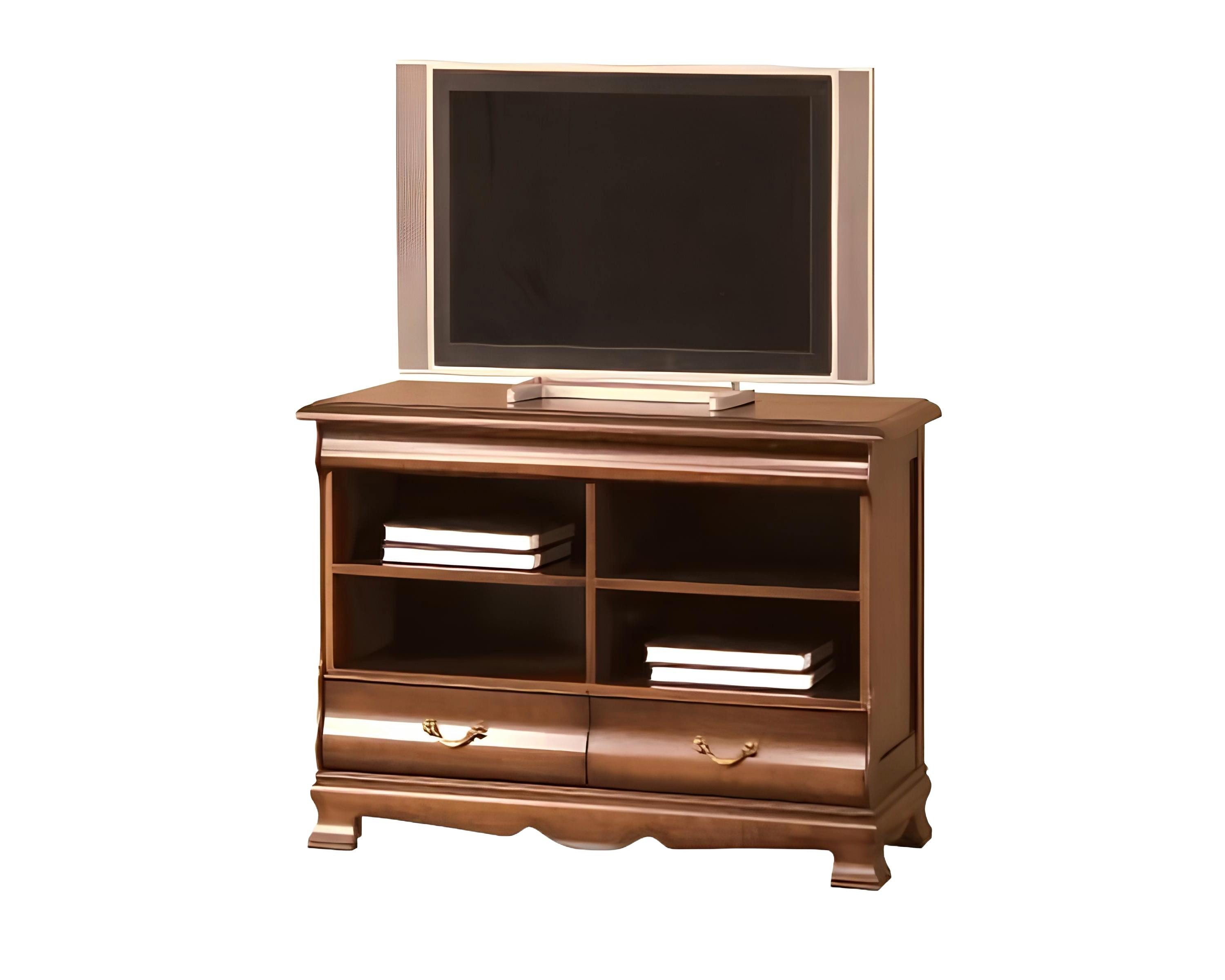 Xlmoebel TV-Schrank Elegante Medienkonsole in Holzoptik mit Stauraum für Geräte (TV-Schrank) Hergestellt in Europa