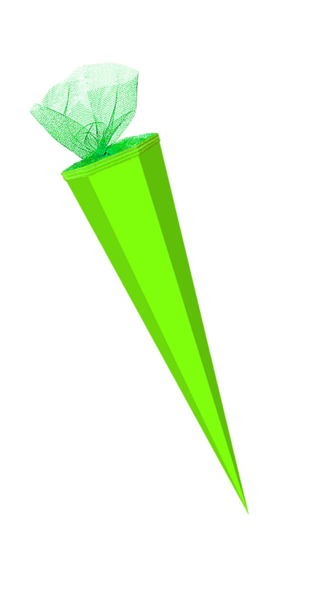 Livepac Office Schultüte XXL Bastel Schultüte / 100cm / eckig / Farbe: maigrün