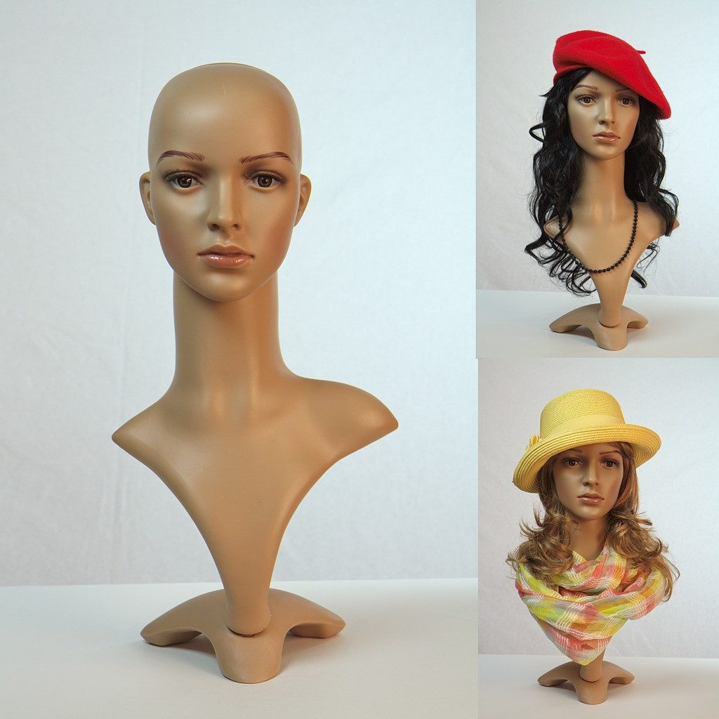 Eurohandisplay Schneiderpuppe Dekokopf Mann oder Frau Hochwertig Neu