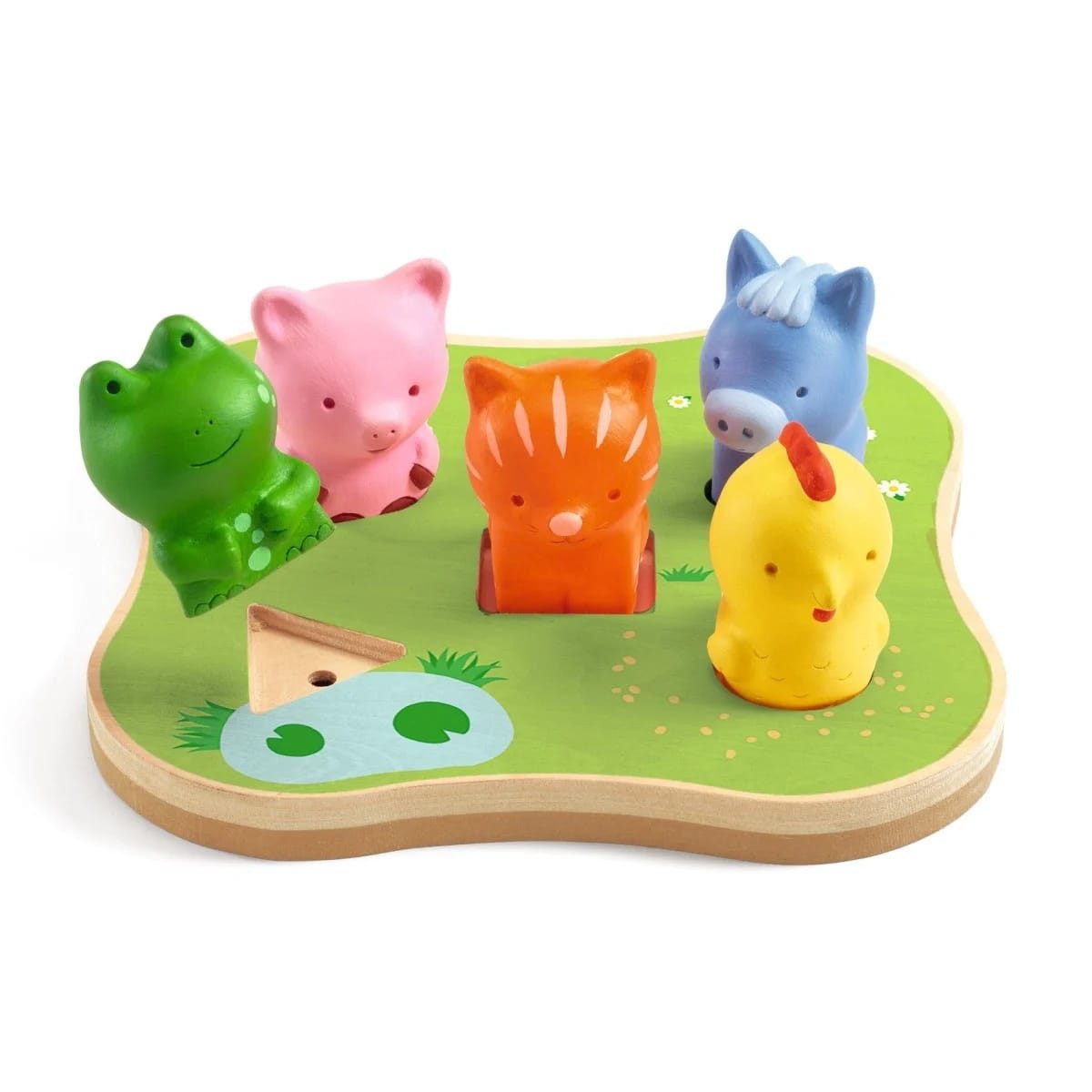 DJECO Steckpuzzle Djeco Spielzeug, Soundpuzzle - Caconimo, Puzzleteile