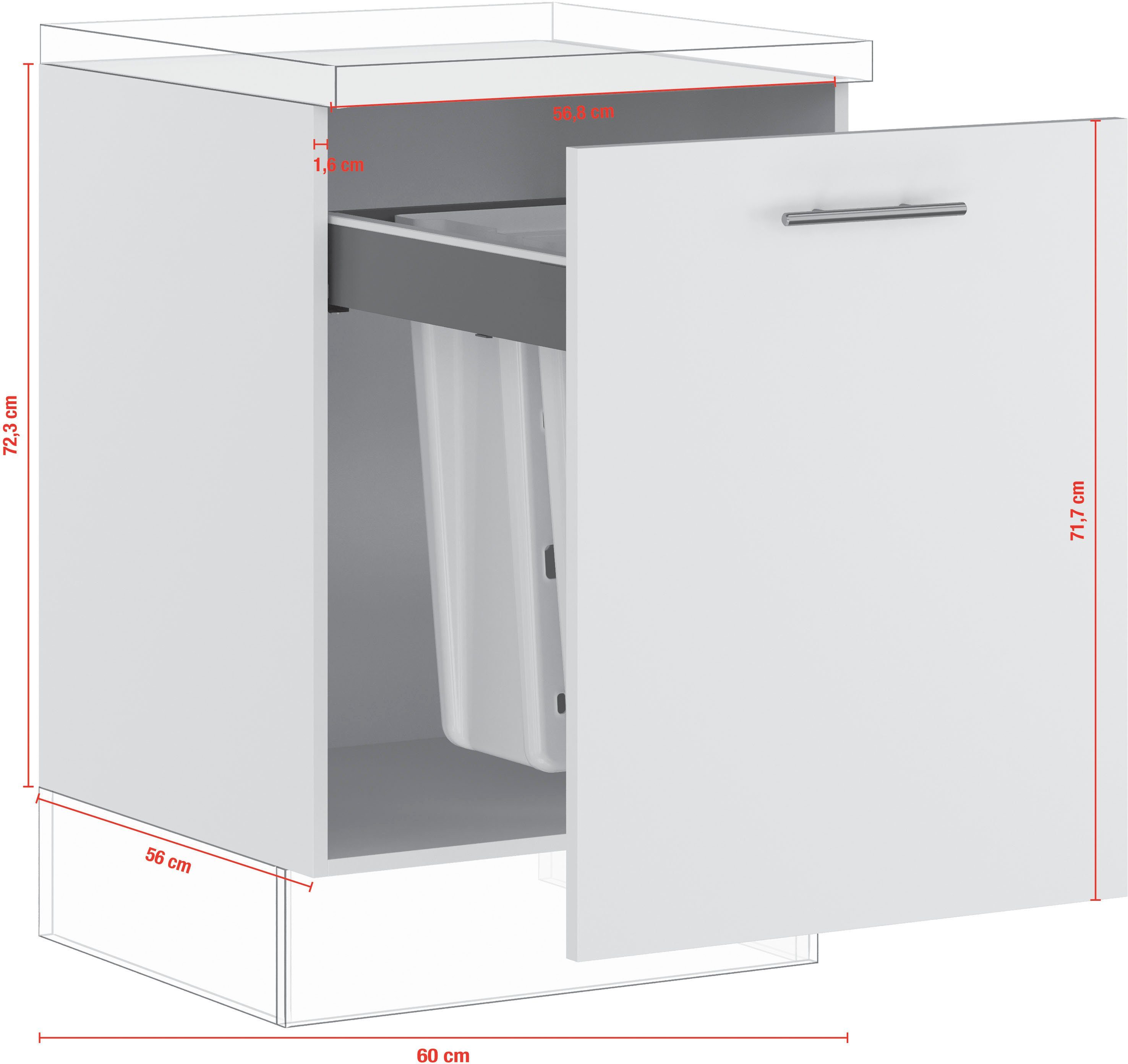 Weiß Wäscheschrank | KÜCHEN IMPULS Weiß