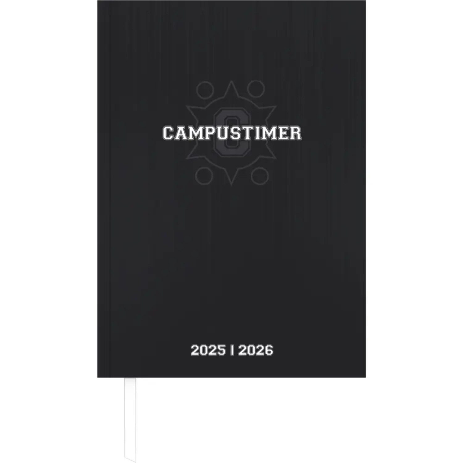 Alpha Edition Lehrerkalender Alpha Edition - Campustimer Black 2025/2026 - Semesterplaner A5...