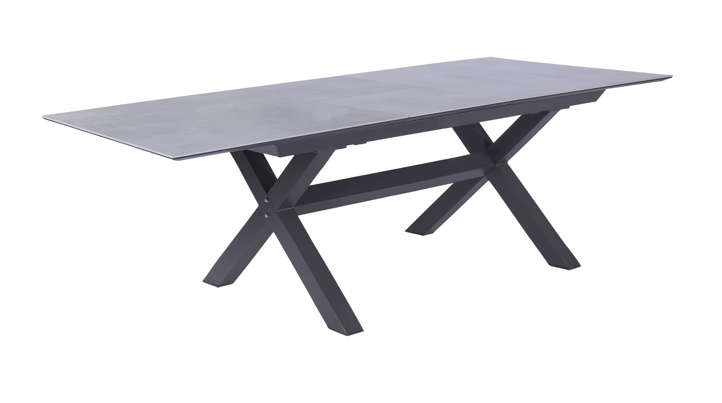 LC Garden Gartentisch »Vancouver« Gartentisch 200/260x100cm anthrazit/grau