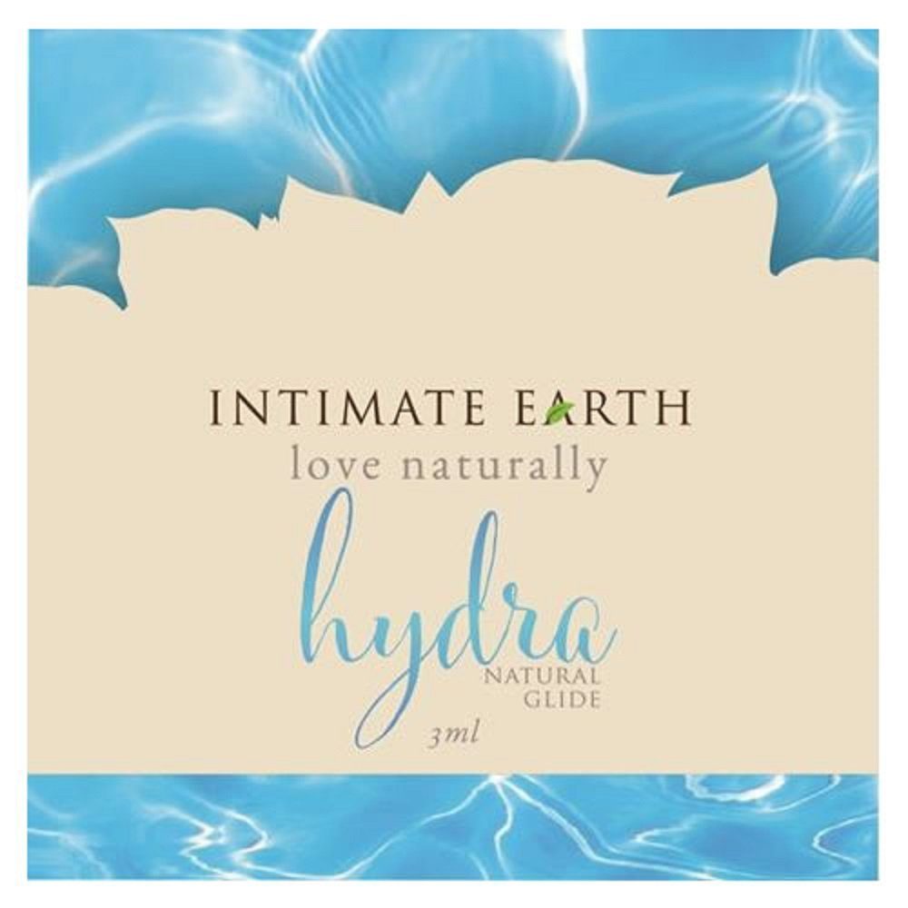 Intimate Earth Gleitgel Hydra (mit Pflanzencellulose), Sachet mit 3ml, veganes und biologisches Gleitgel - ohne unnötige Zutaten | Gleitgele