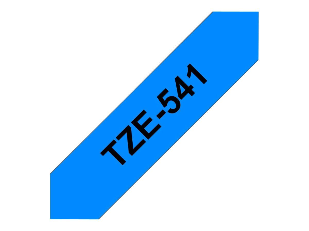 Thumbnail - Brother Beschriftungsband BROTHER Schriftbandcass. 18 mm blau/schwarz