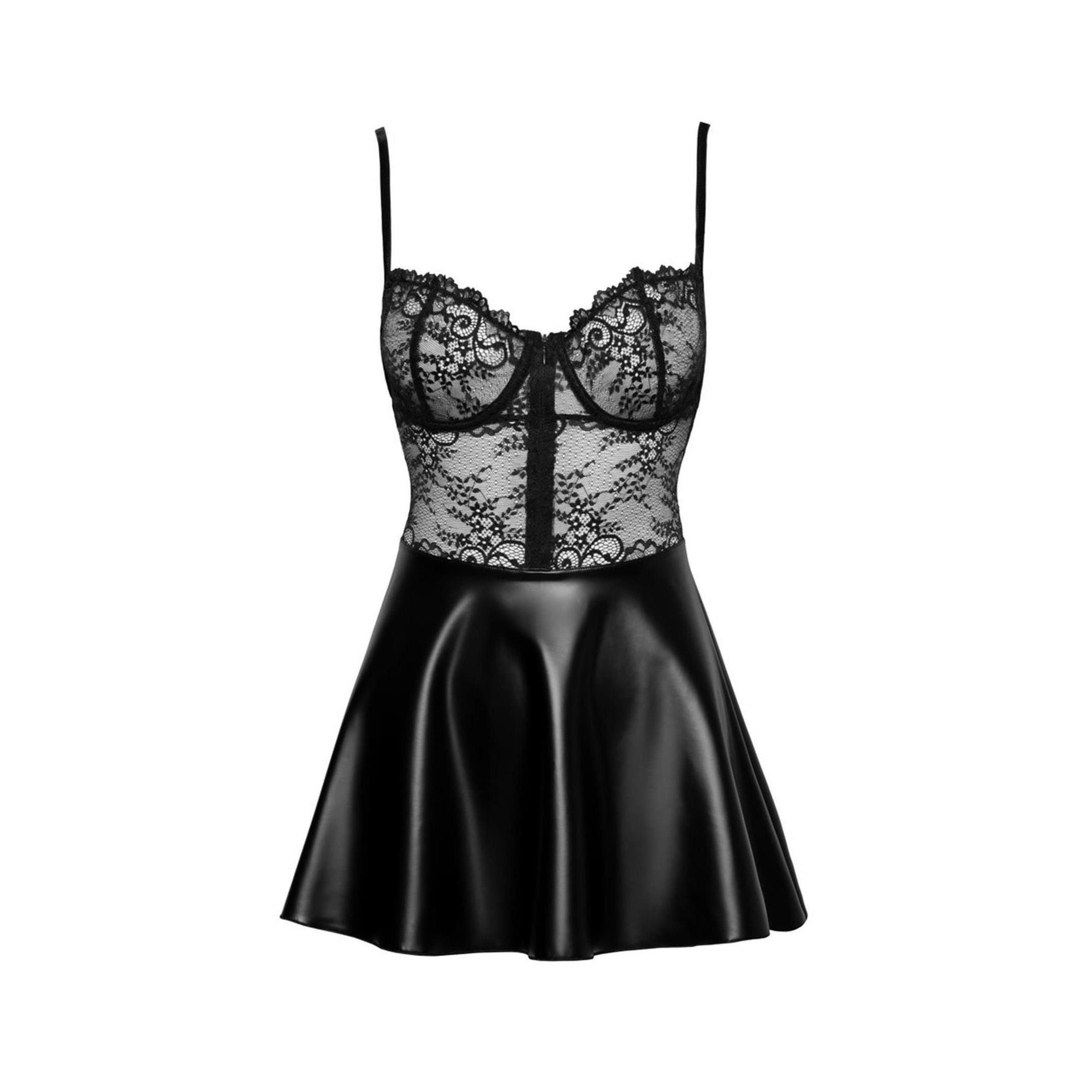 Noir Minikleid Noir- Kleid Spitze - (L,M,S,XL)