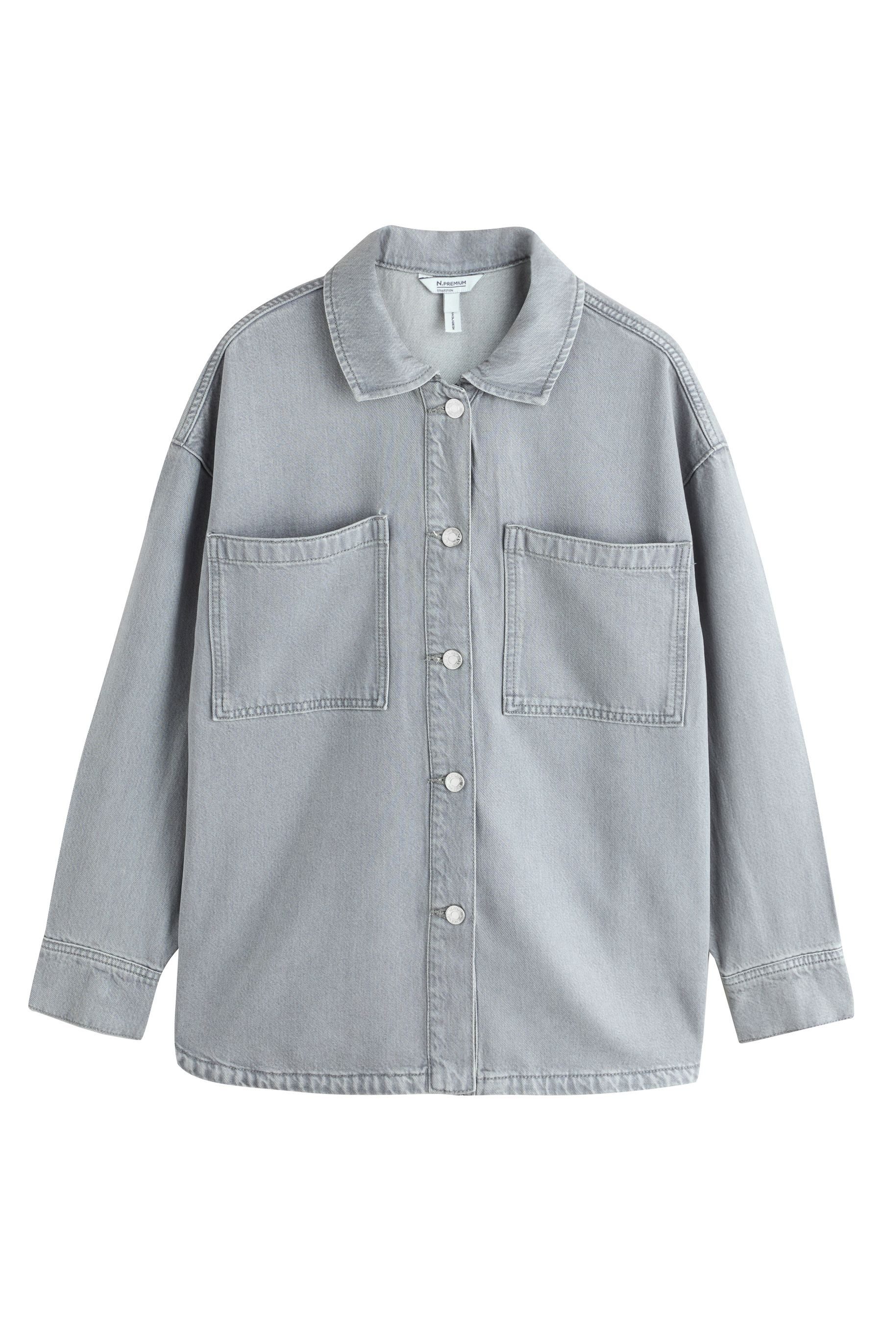 Next Jeanshemd N. Premium Oversized Fit Boyfriend-Jeanshemd (1-tlg)