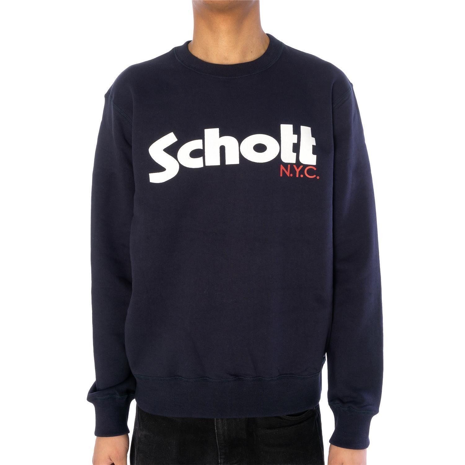 Schott NYC Sweater Sweatpulli Schott Swcrew
