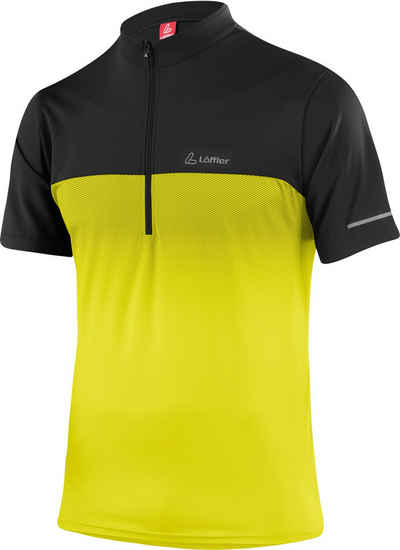 Löffler Radtrikot M BIKE SHIRT HZ FLOW 3.0 LEMON