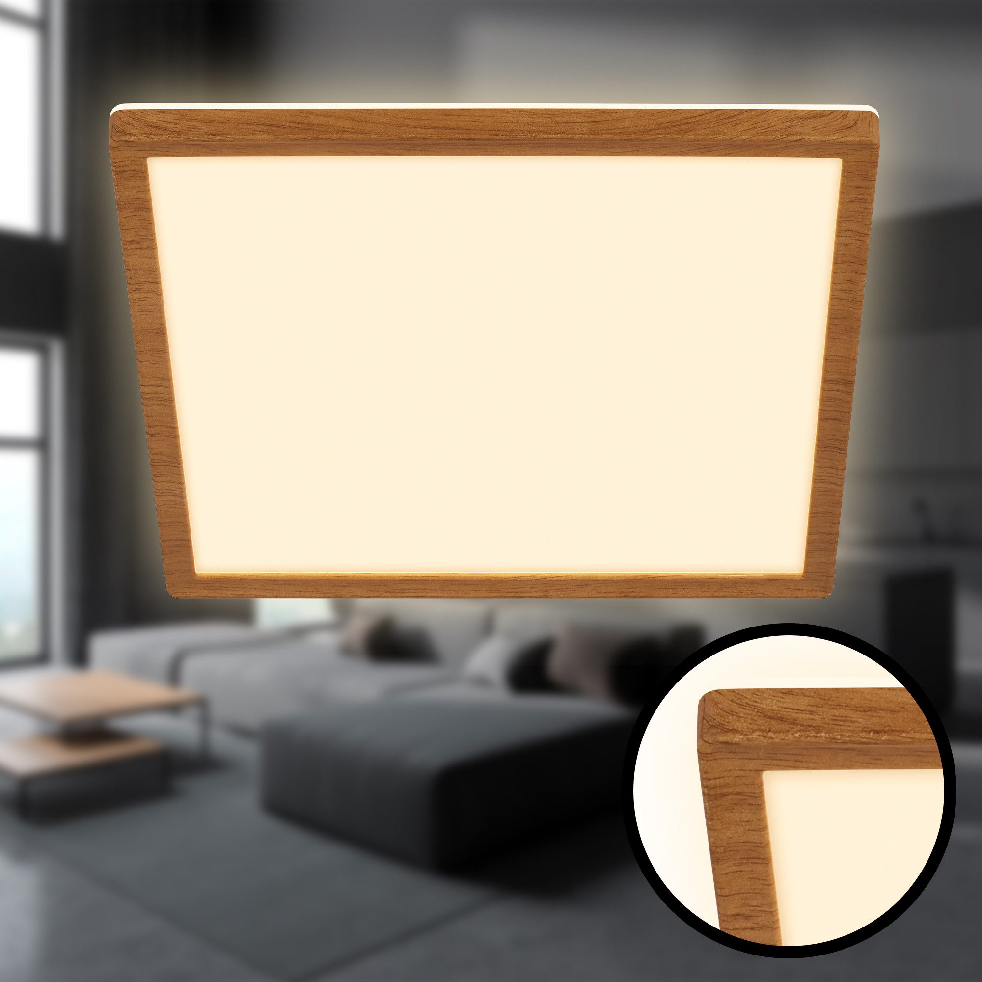 Briloner Leuchten Deckenleuchte LED Deckenlampe Extra-Warmweiß günstig online kaufen