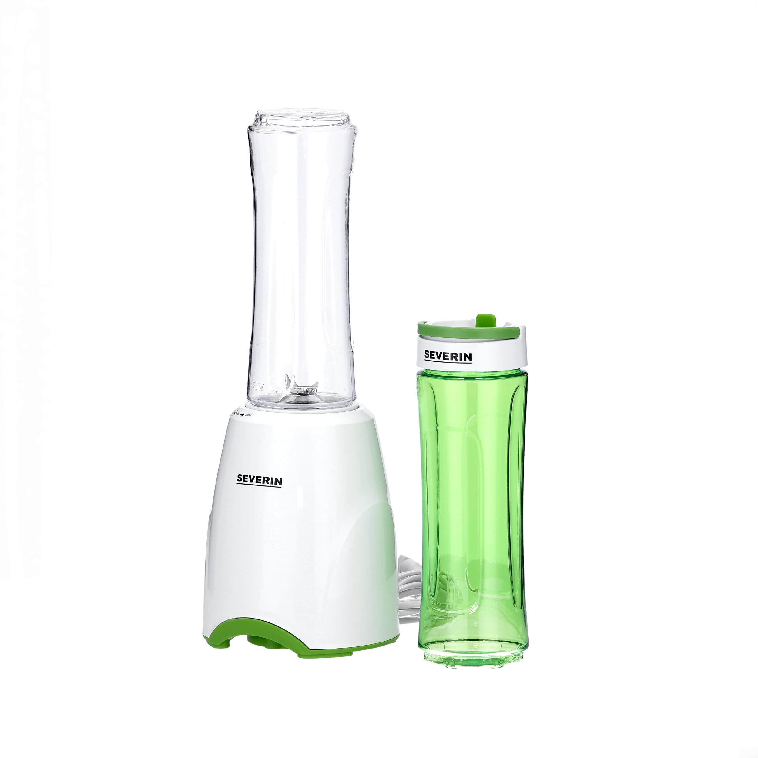 Severin Standmixer SM3735 Smoothie Mix & Go, Smoothie-Mixer mit 2 Flaschen