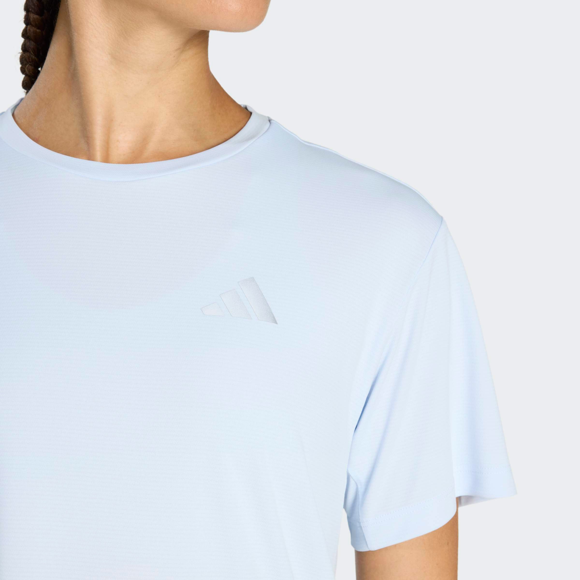 adidas Performance Laufshirt RUN ESS TEE W mit climacool® Technologie, ohne Verschluss