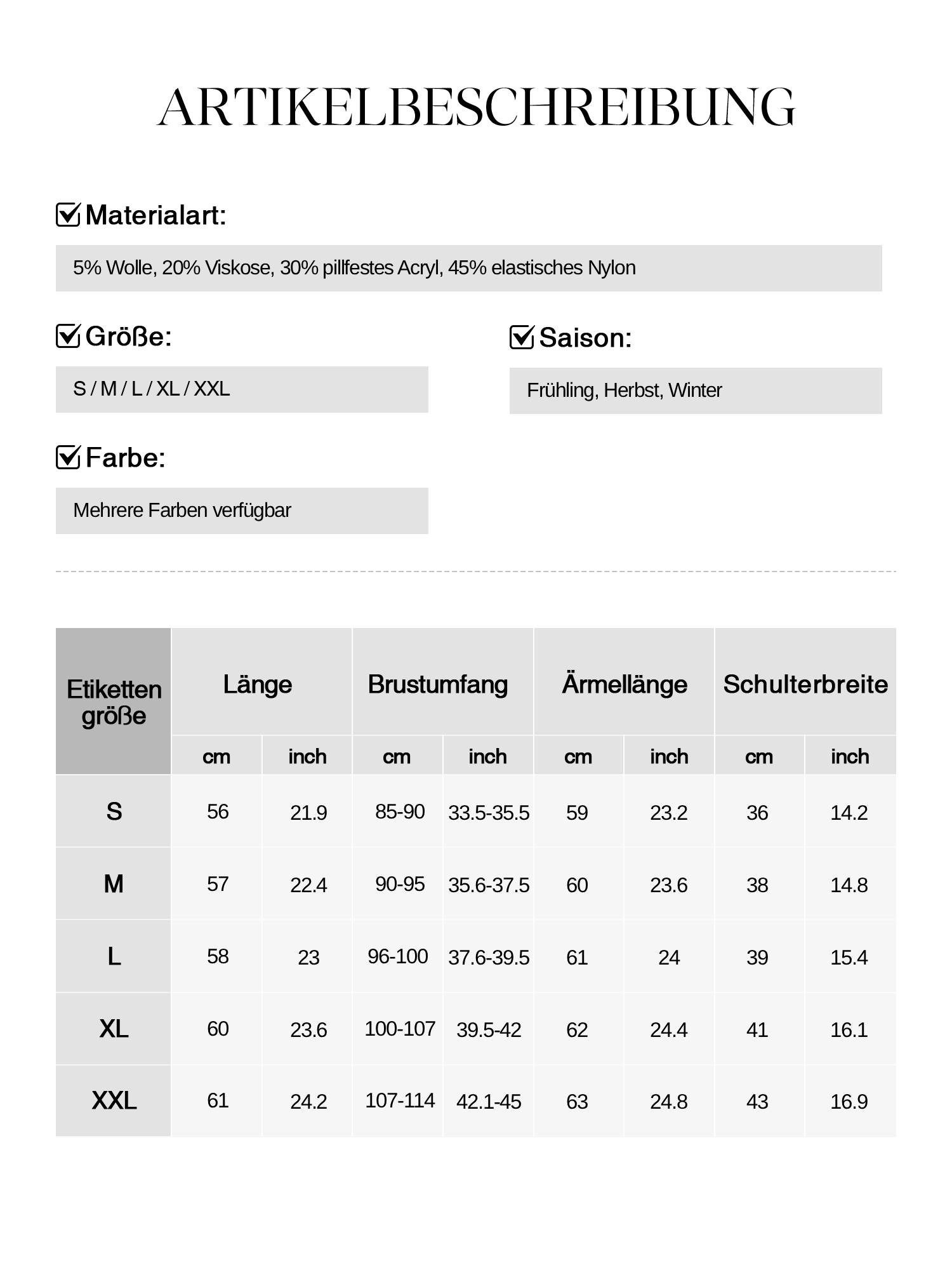 Arach&Cloz Strickjacke Damen Langarm Solid Strickjacken Leichter Cardigan mit V-Ausschnitt