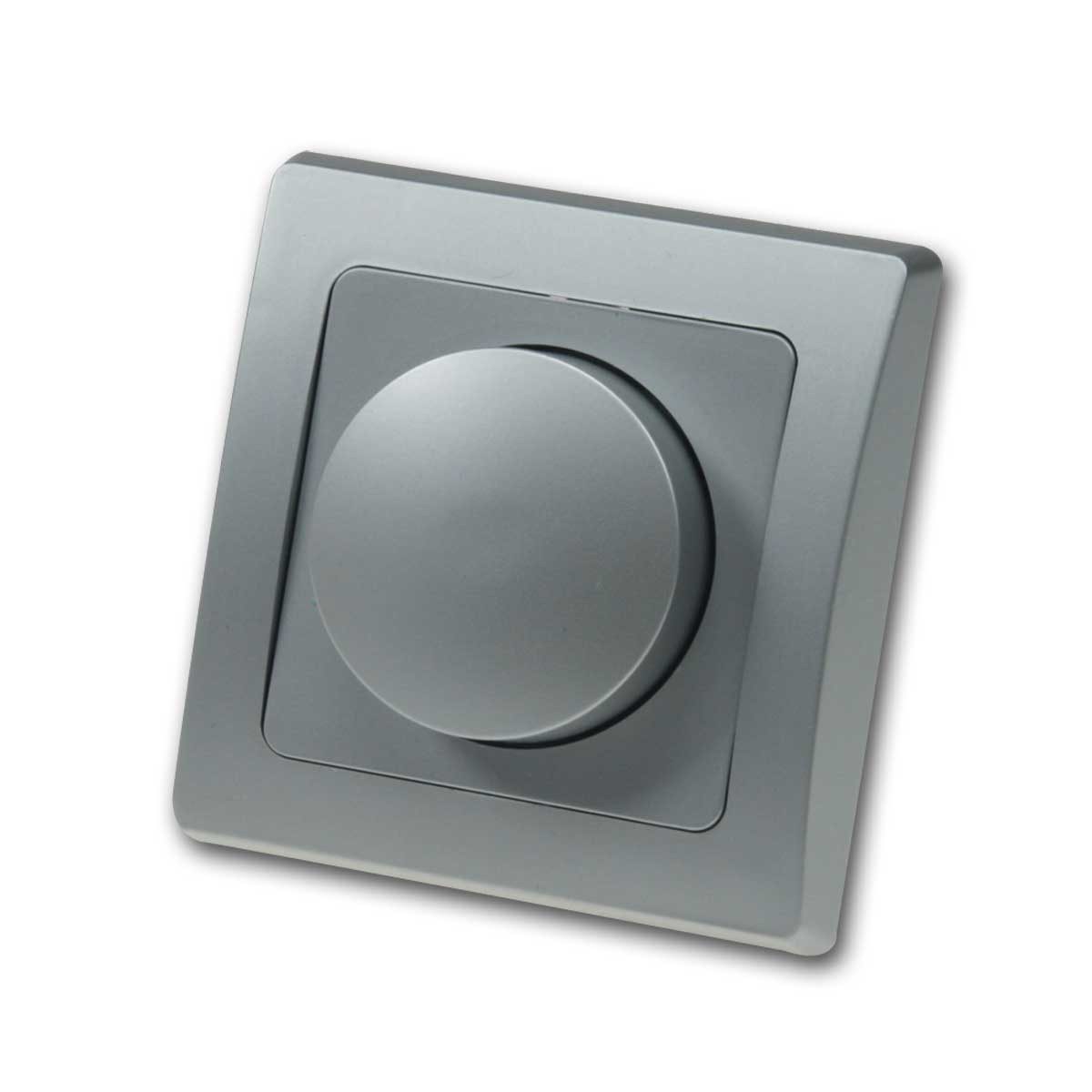 ChiliTec Drehdimmer DELPHI Dimmer für LED Lampen, 230V/3-35W, silber