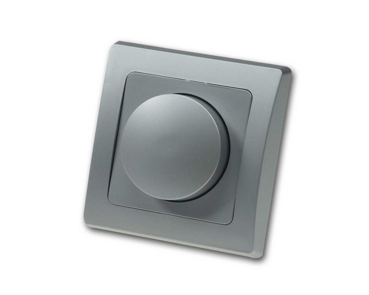 ChiliTec Drehdimmer DELPHI Dimmer für LED Lampen, 230V/3-35W, silber