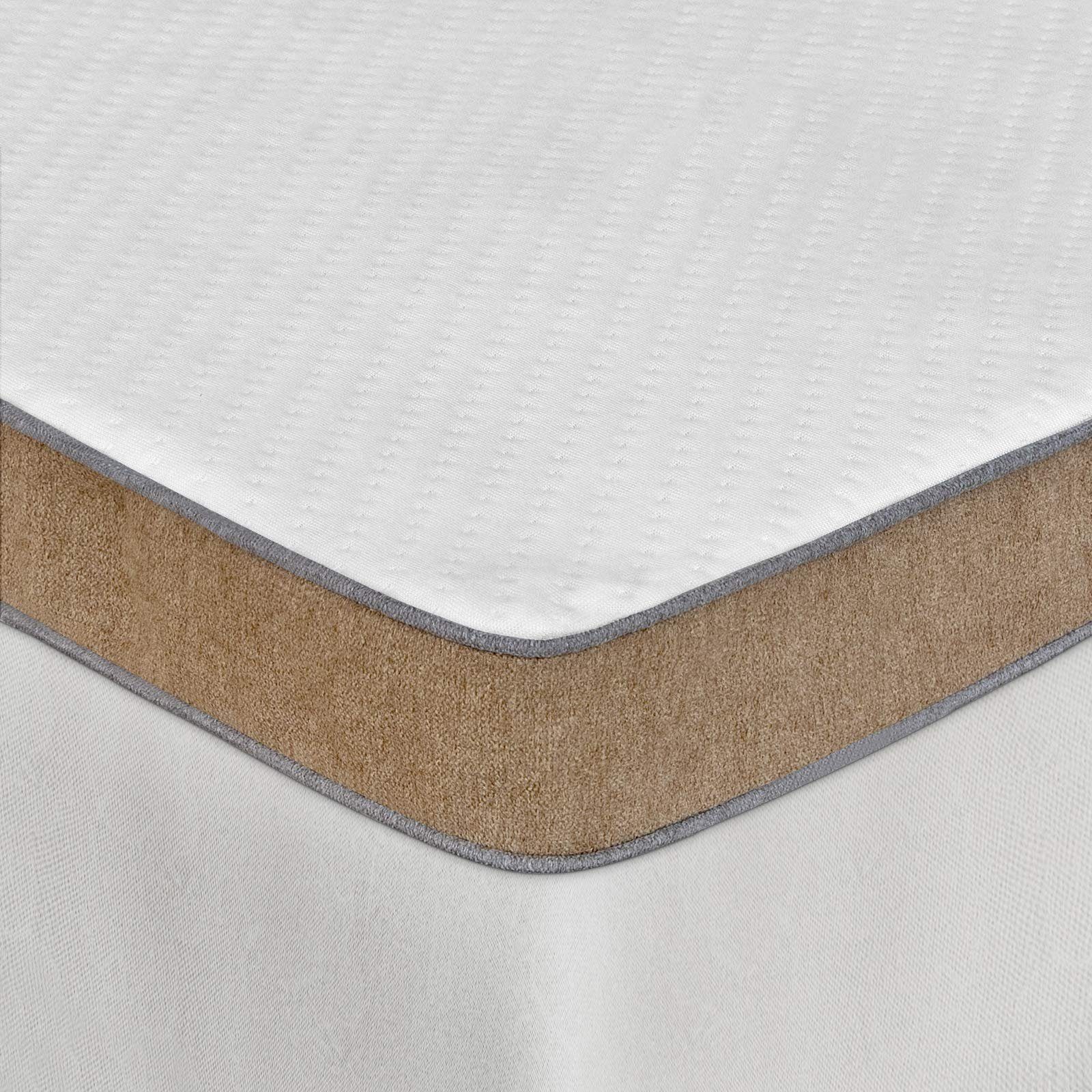 Topper Matratze 90/140/160/180x200cm, 7.5cm hoch Kaltschaum Matratzenauflage, BedStory, 7.5 cm hoch, 2.5cm Memory Form + 5cm Kaltschaum, Topper Memory Gel, H3