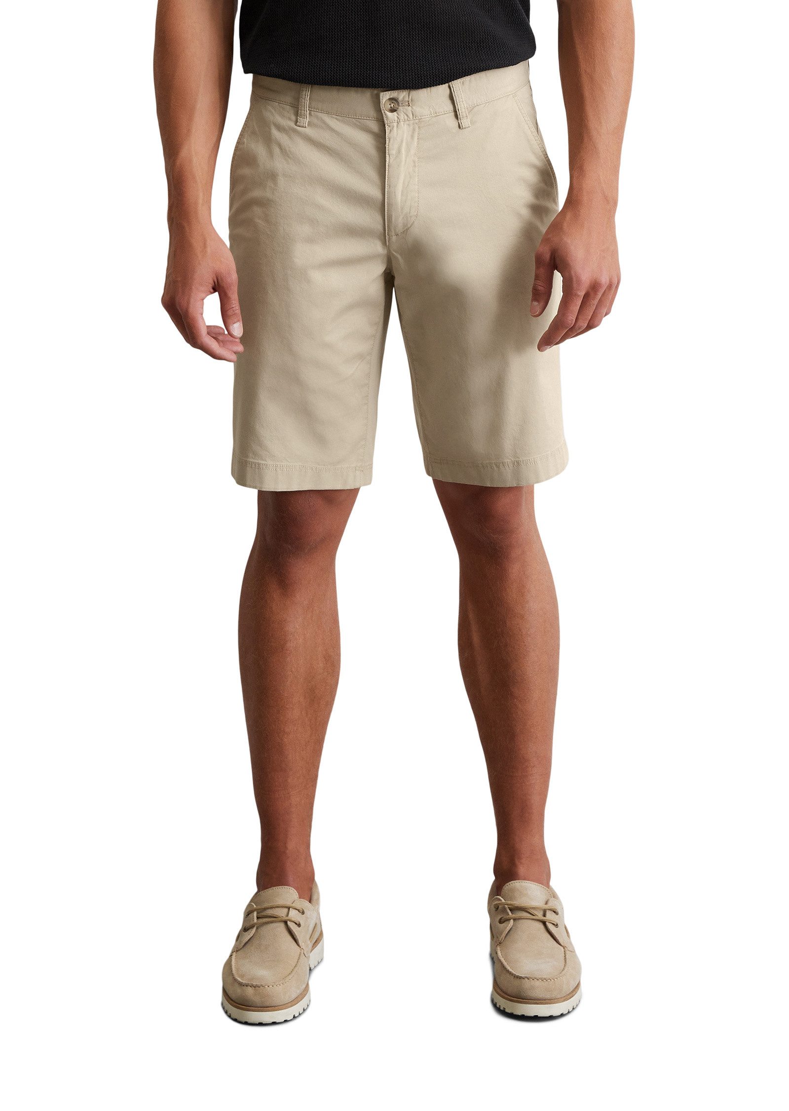 Marc O'Polo Shorts aus leichtem Bio-Baumwoll-Twill günstig online kaufen