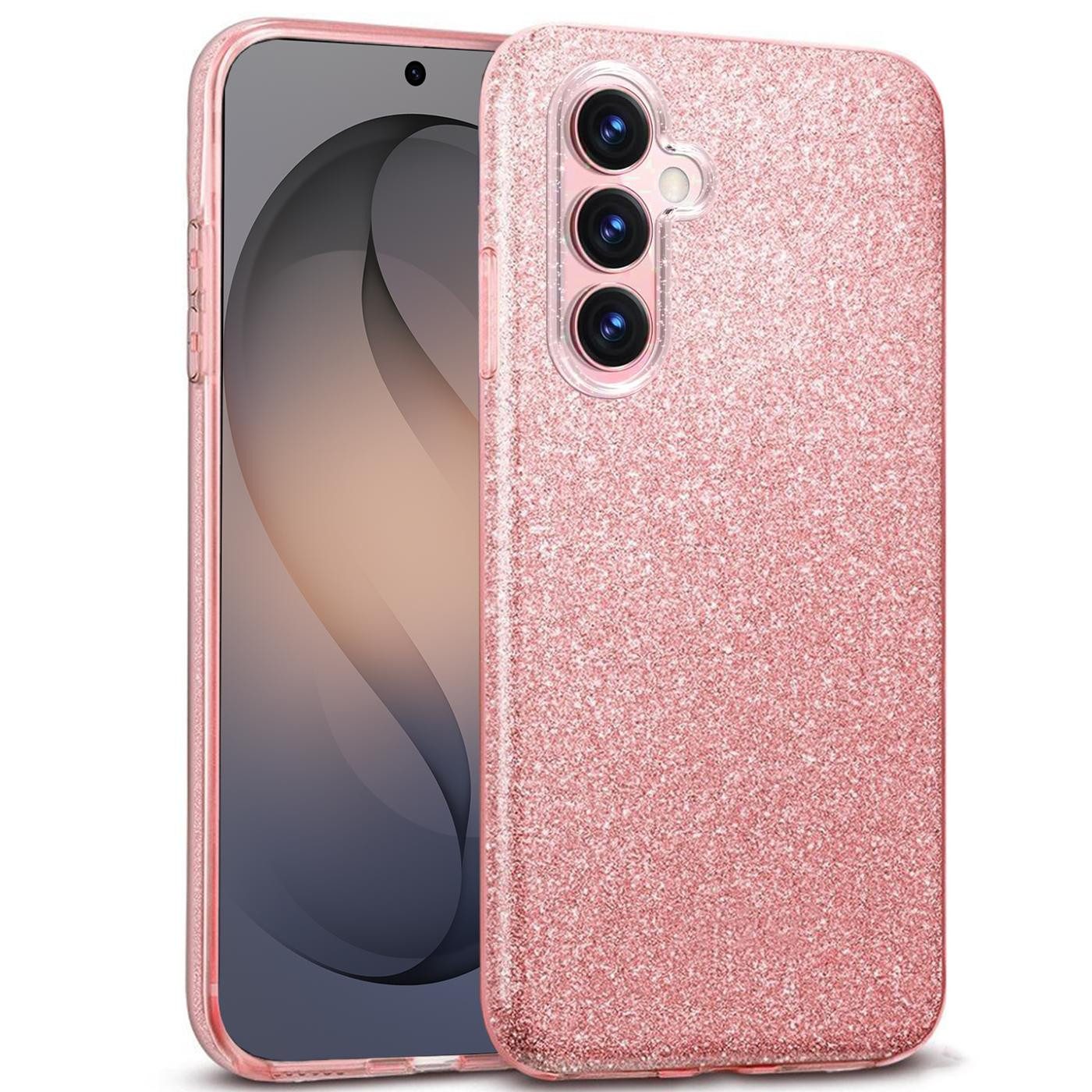 CoolGadget Handyhülle Glitzer Glamour Hülle für Samsung Galaxy S26+ 6,7 Zoll, Slim Case mit Glossy Effect Schutzhülle für Samsung S26 Plus 5G Hülle