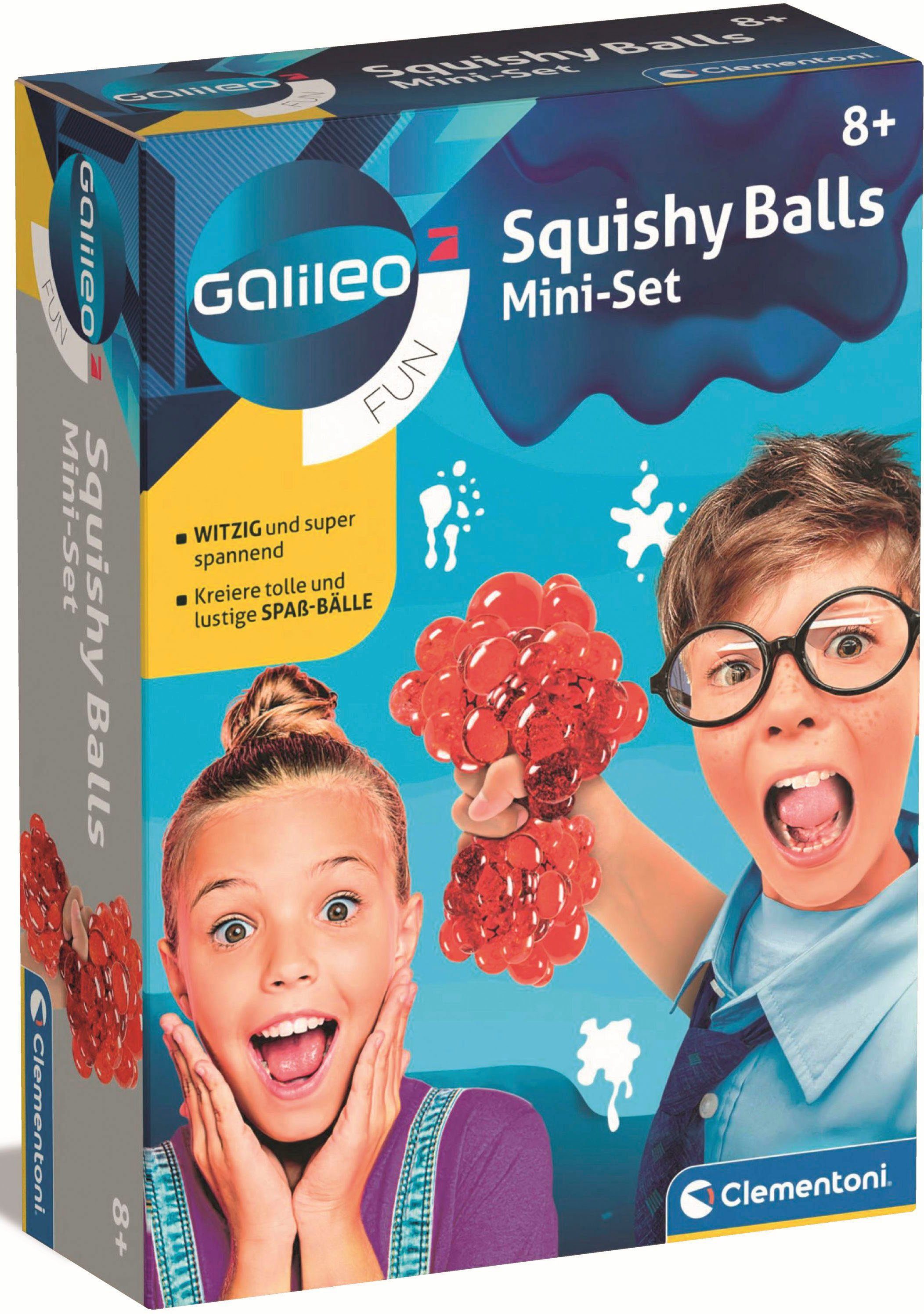 Clementoni® Experimentierkasten Galileo, Squishy Balls Mini-Set