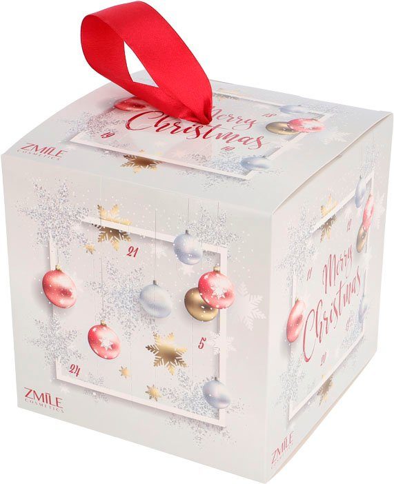 Kosmetik Christmas' Adventskalender Cube ZMILE 'Merry (24-tlg), vegane COSMETICS