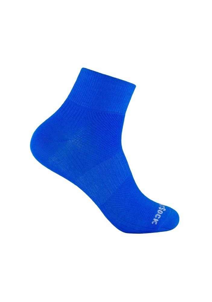 Sportsocken Quarter Coolmesh II (dünn, atmungsaktiv, bequem) blau - 1 Paar