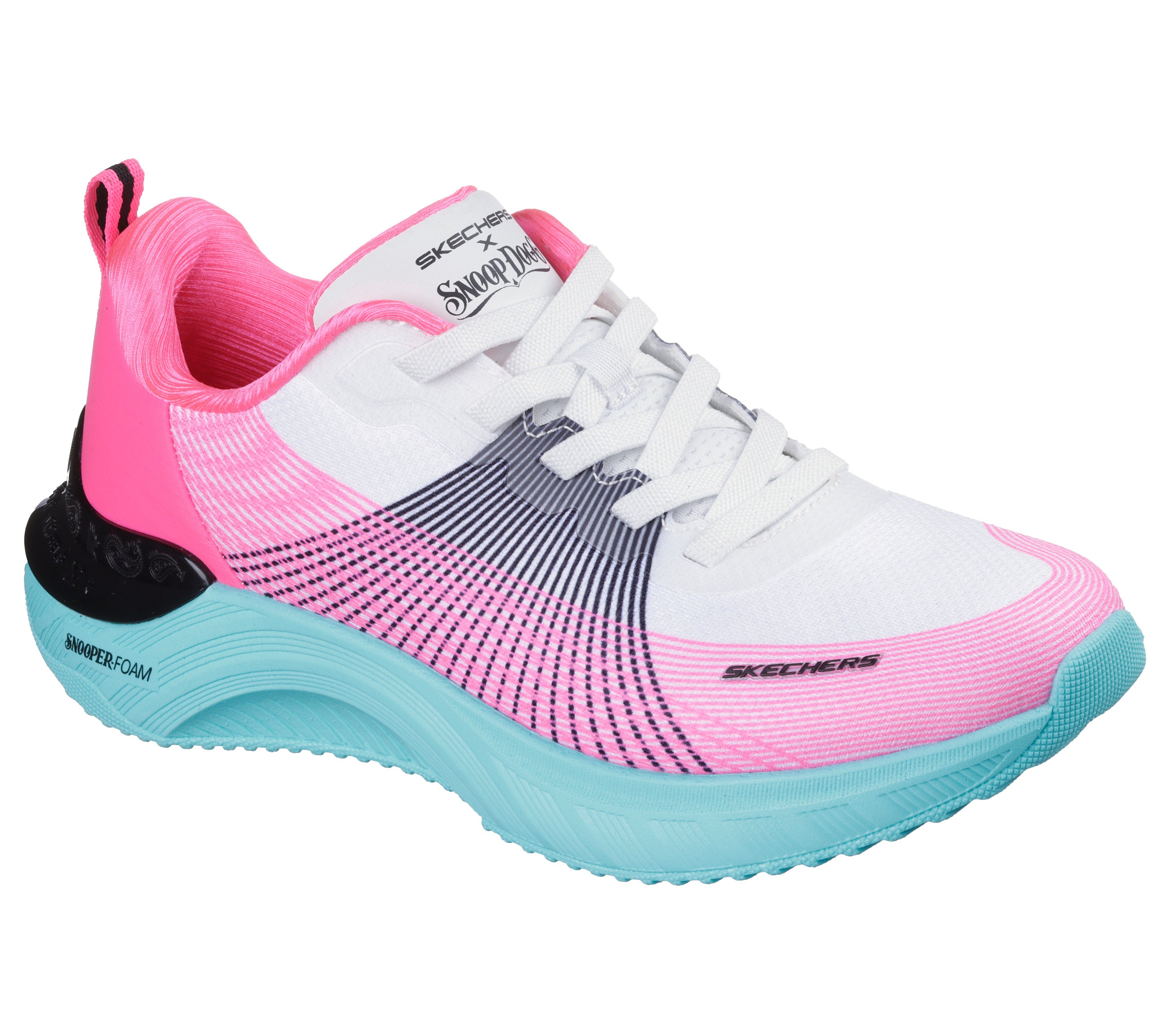 Skechers SNOOP ACE-CYBER WALKER Slip-On Sneaker Schlupfschuh, Freizeitsneaker, Halbschuh mit Vapor Foam