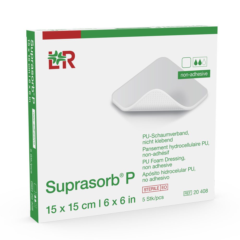 Lohmann & Rauscher GmbH & Co.KG Wundpflaster L&R Suprasorb P Polyurethan-Schaumverband 15 x 15