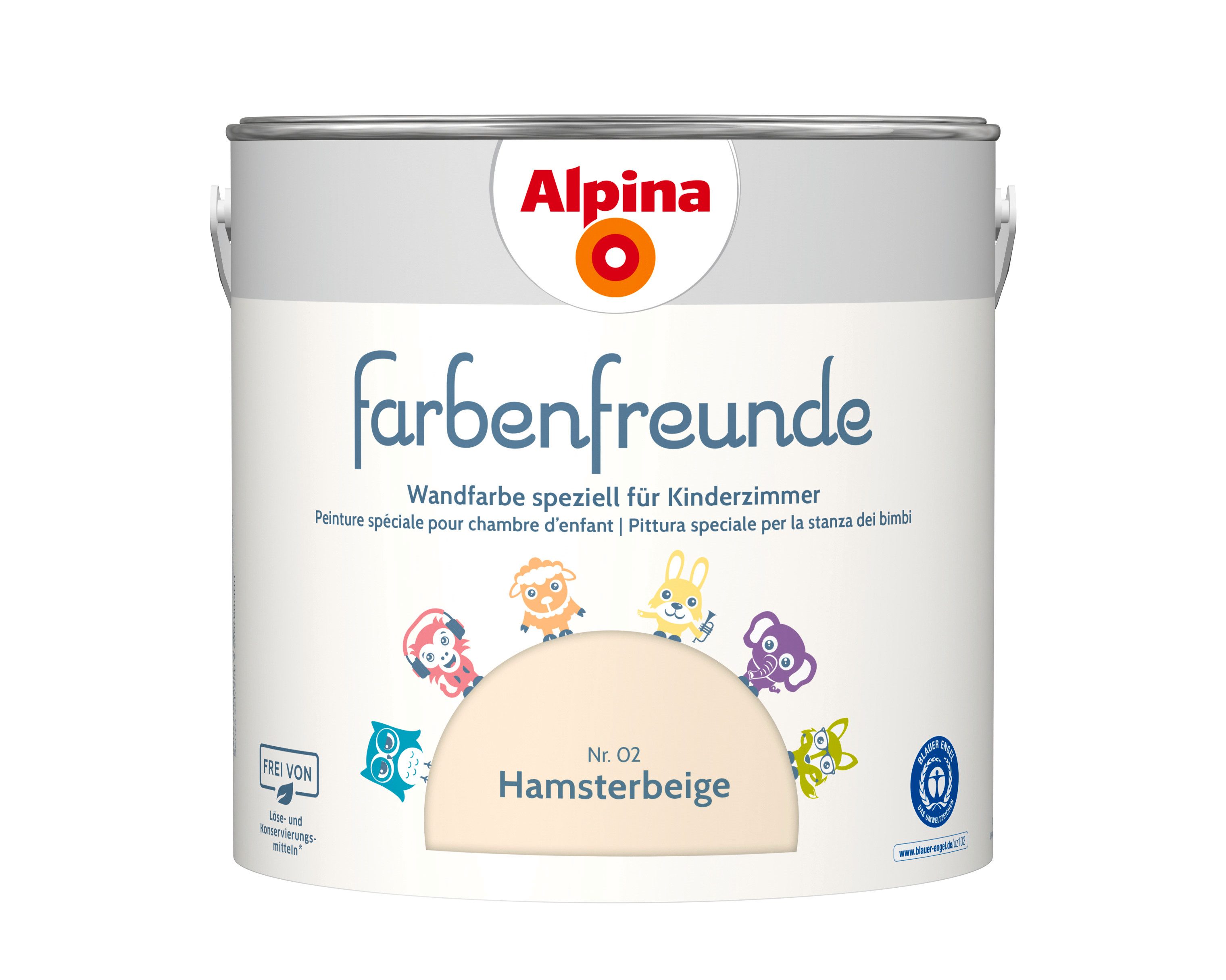 Alpina Wandfarbe Цветаfreunde 2,5 Liter matt