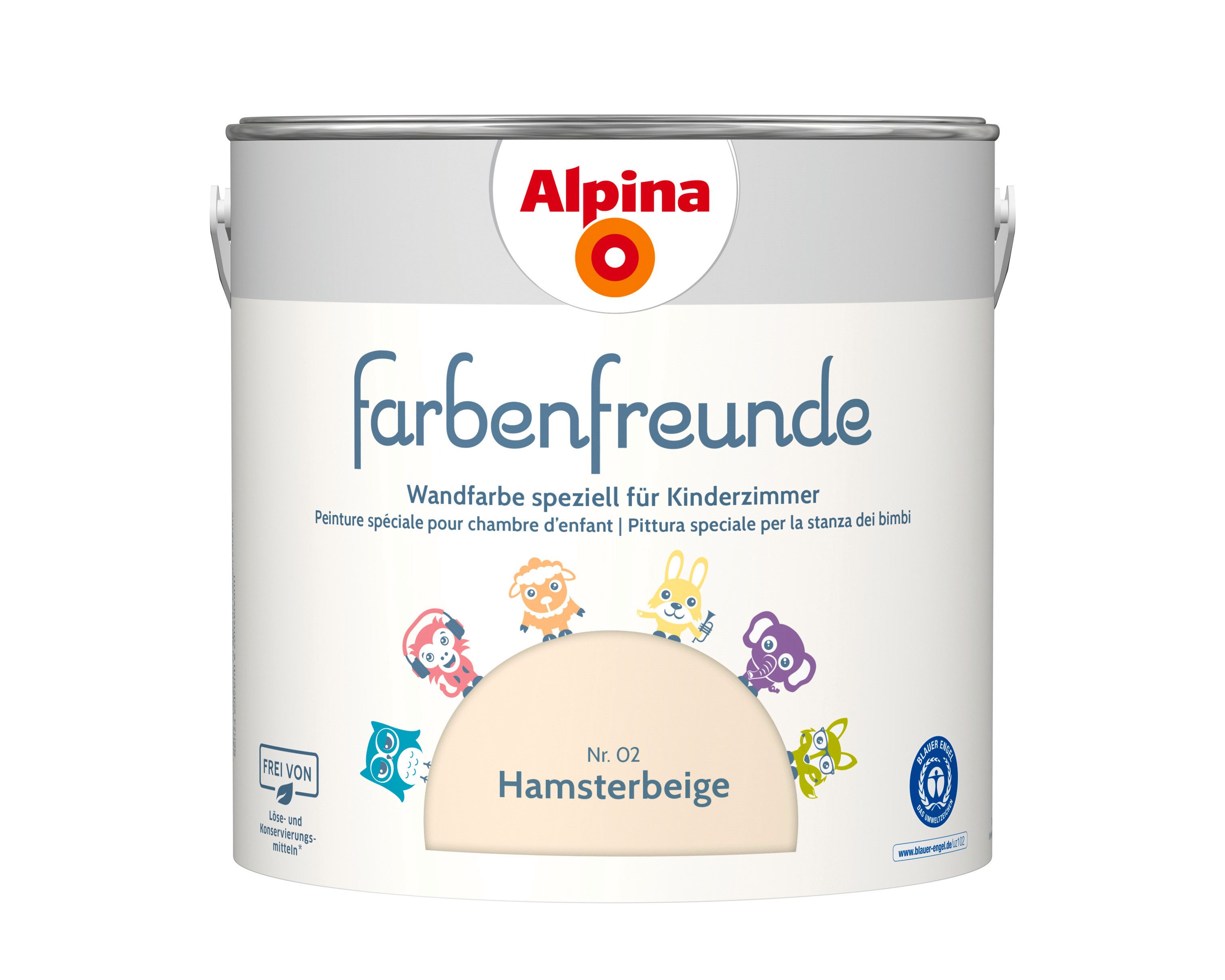 Alpina Wandfarbe Farbenfreunde 2,5 Liter matt