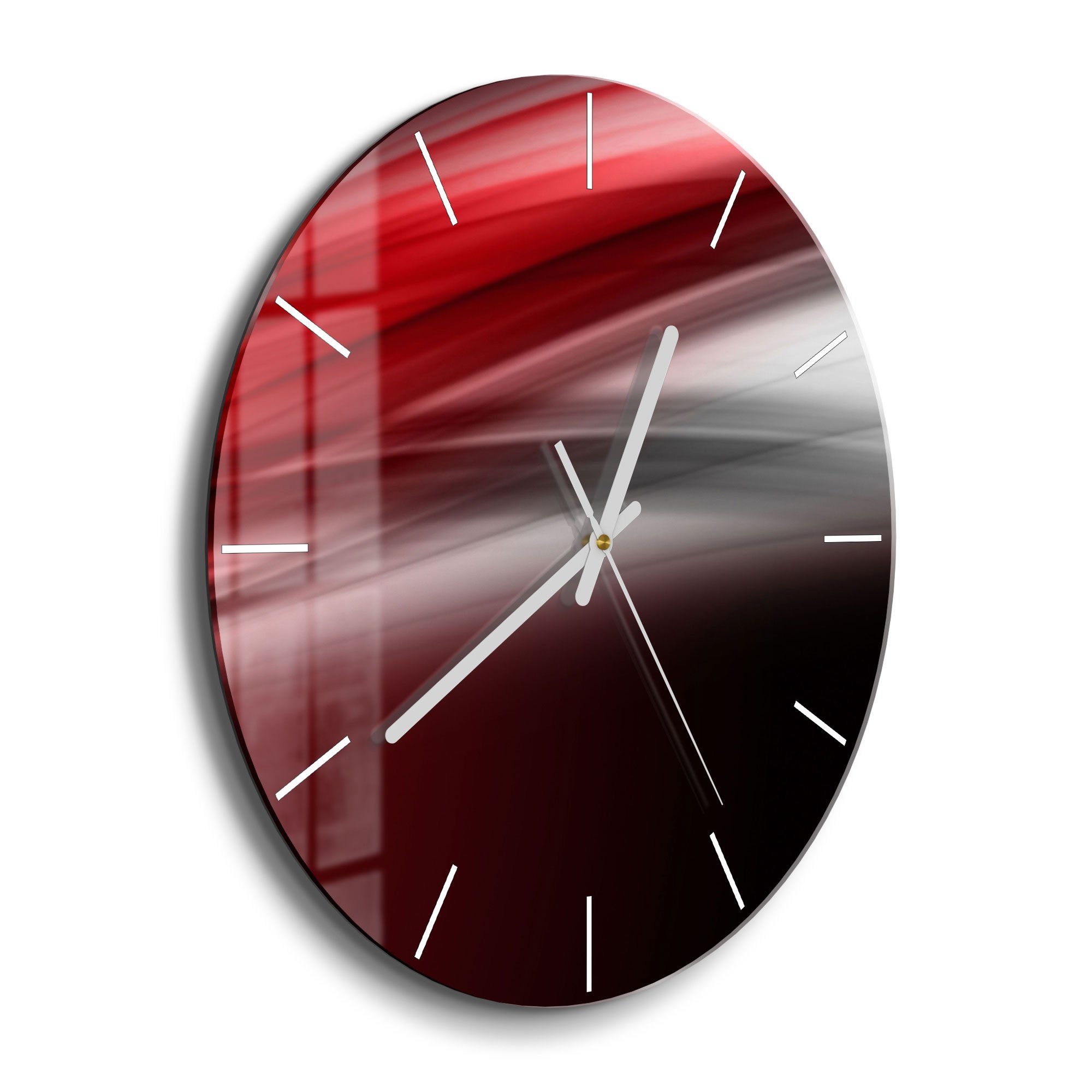 DEQORI Wanduhr 'Energiegeladener Schweif' (Glas Glasuhr günstig online kaufen
