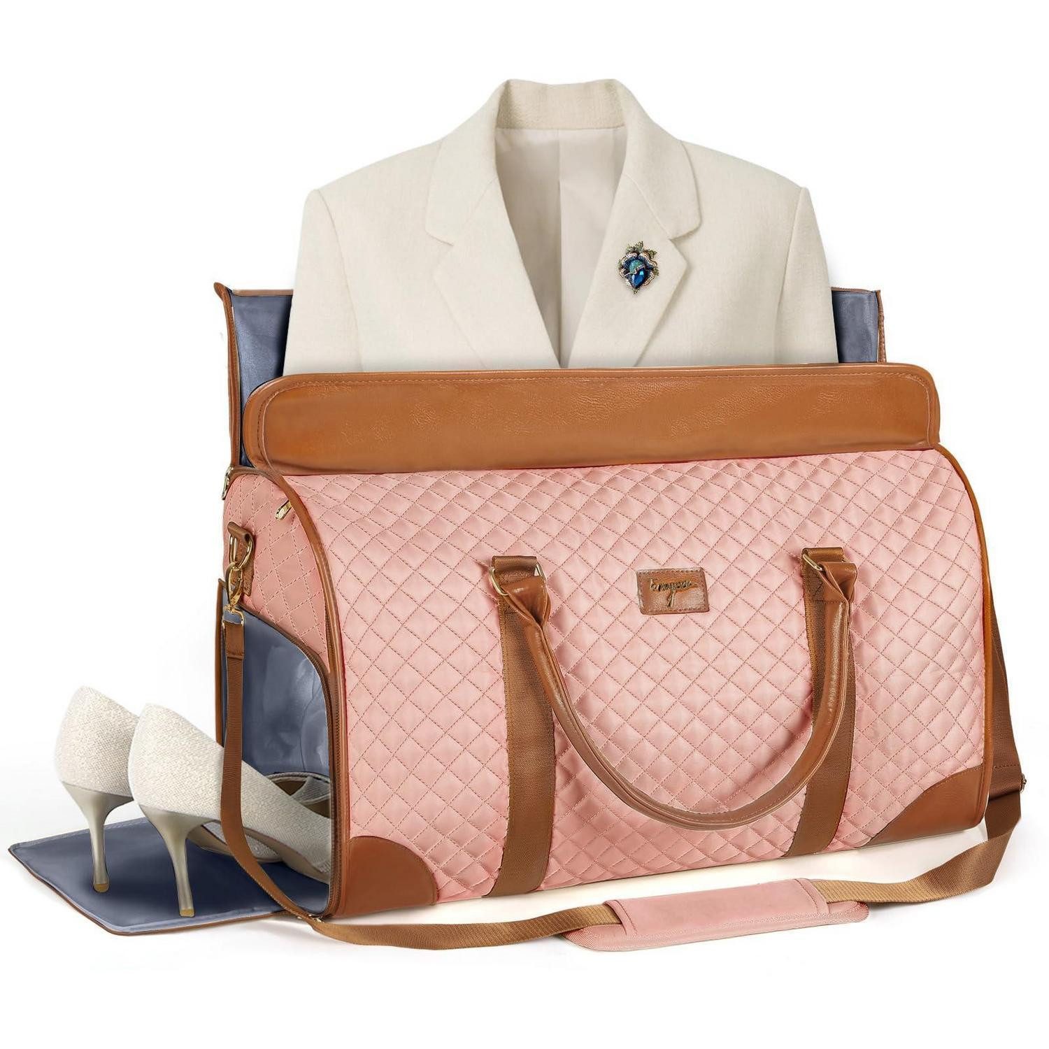 LuxusKollektion Reisetasche Reisetasche 3in1 Umwandelbar Rosa