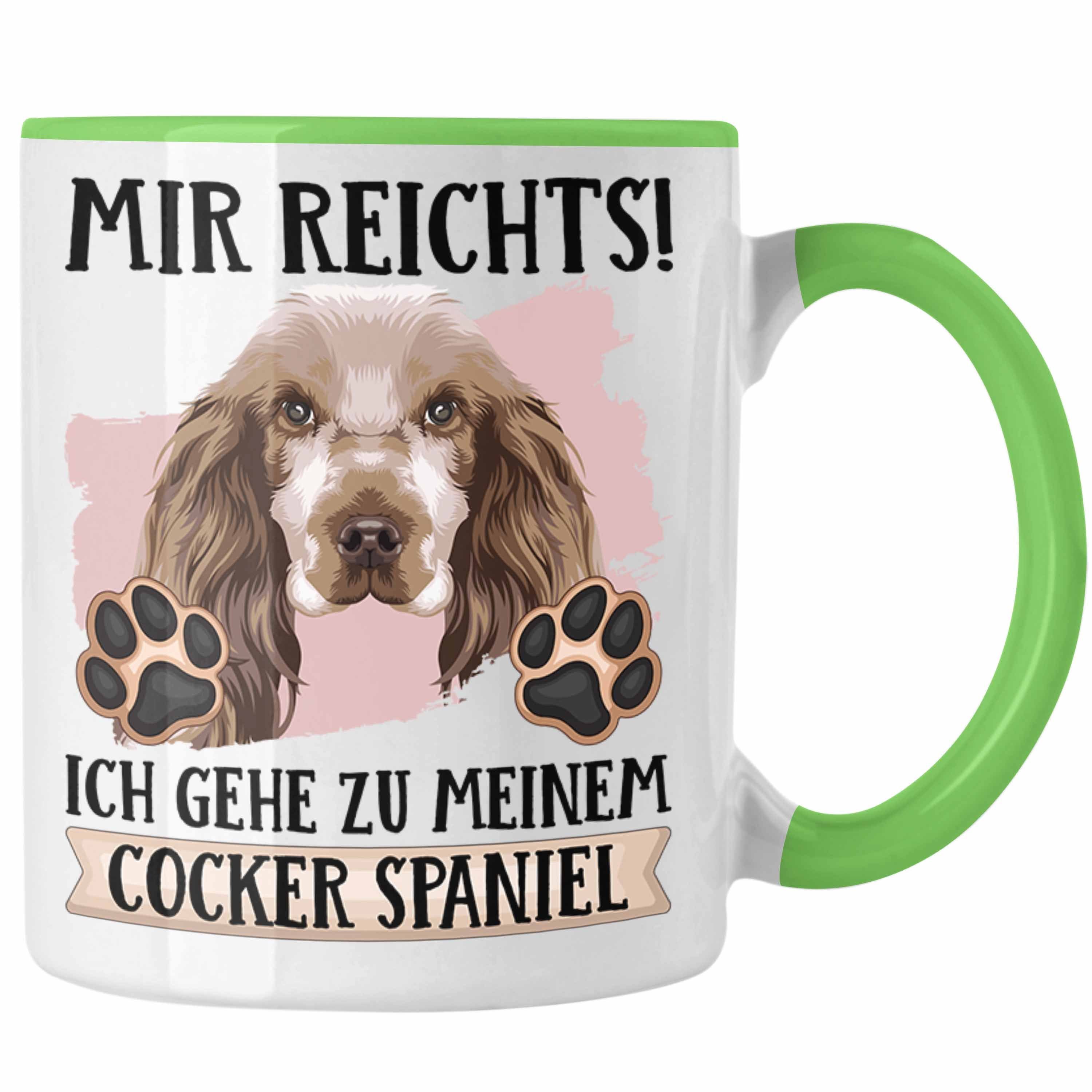 Trendation Tasse Cocker Spaniel Besitzer Tasse Geschenk Lustiger Spruch Geschenkidee Mi Grün