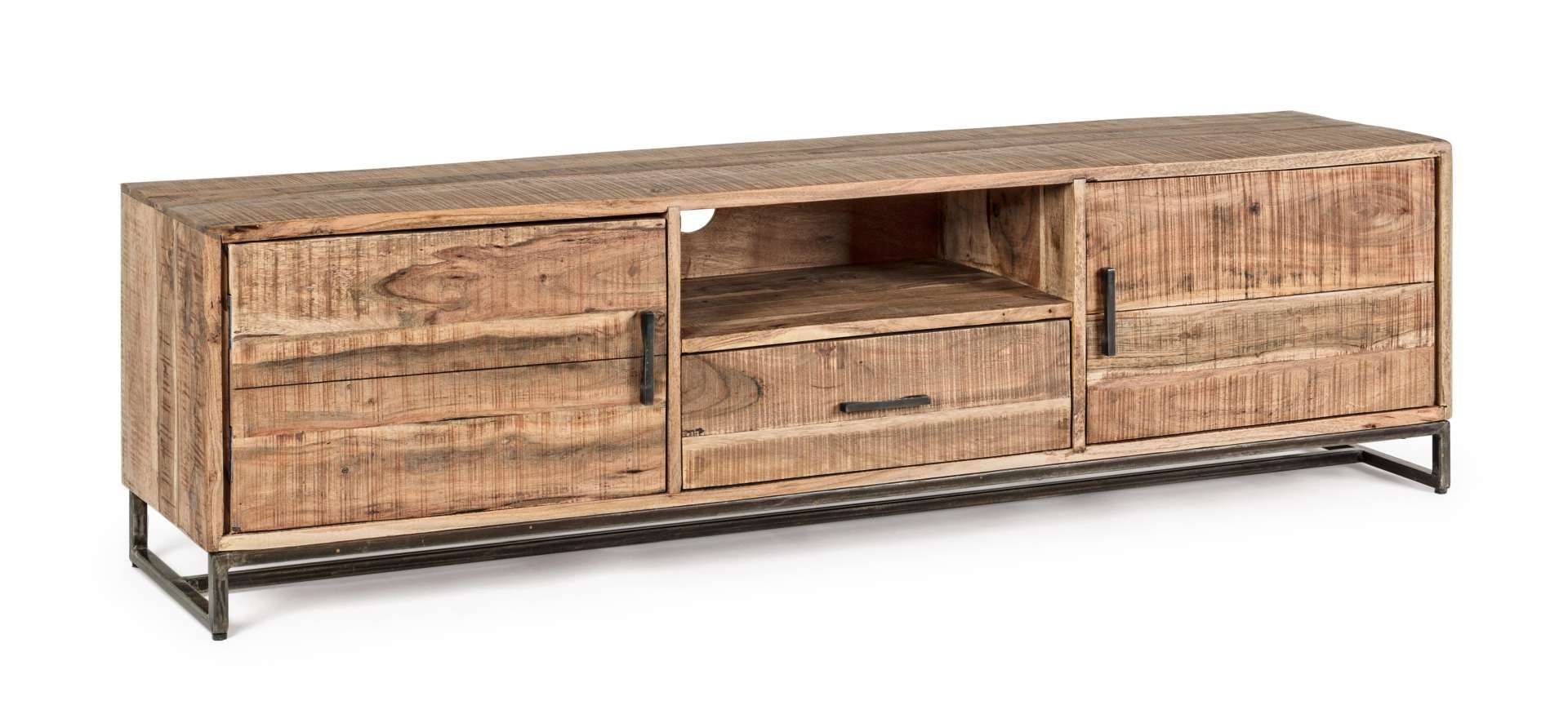 Feeling4Home TV-Board Elmer aus Akazienholz, 175 cm