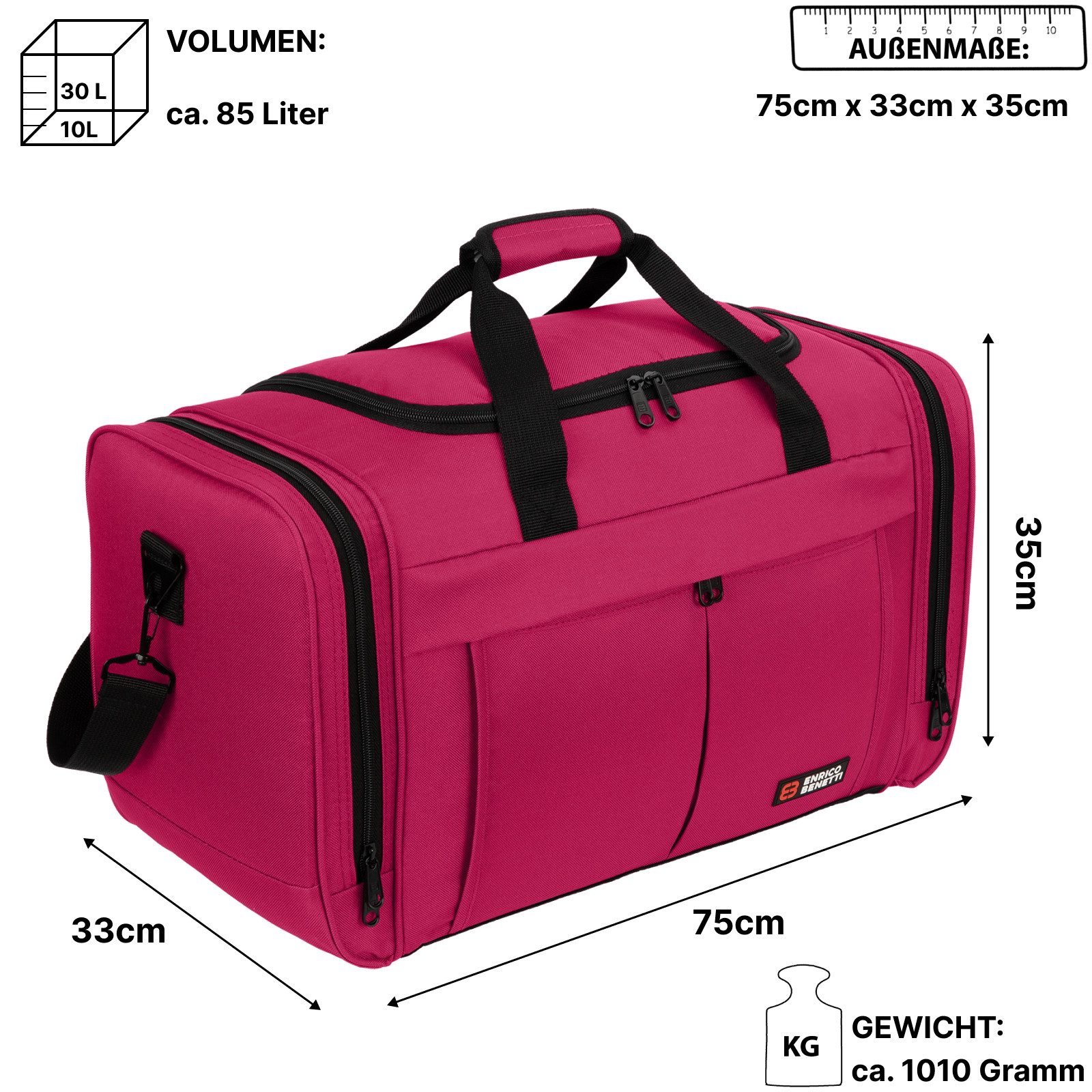 EAAKIE Sporttasche 85 L Reisetasche Saunatasche günstig online kaufen