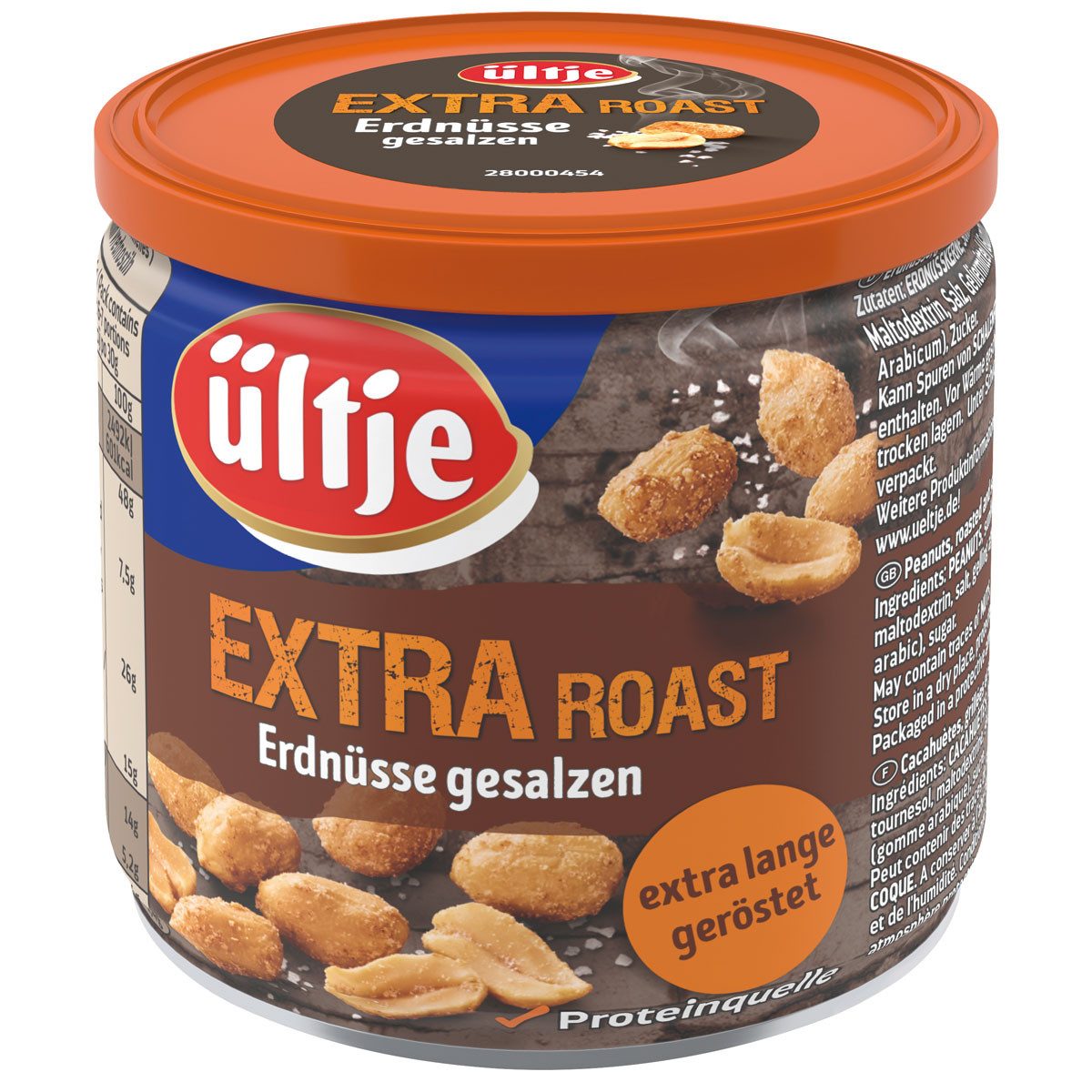 UELTJE Knabberei, Ültje Extra Roast Erdnüsse gesalzen und geröstete Erdnüsse 180g