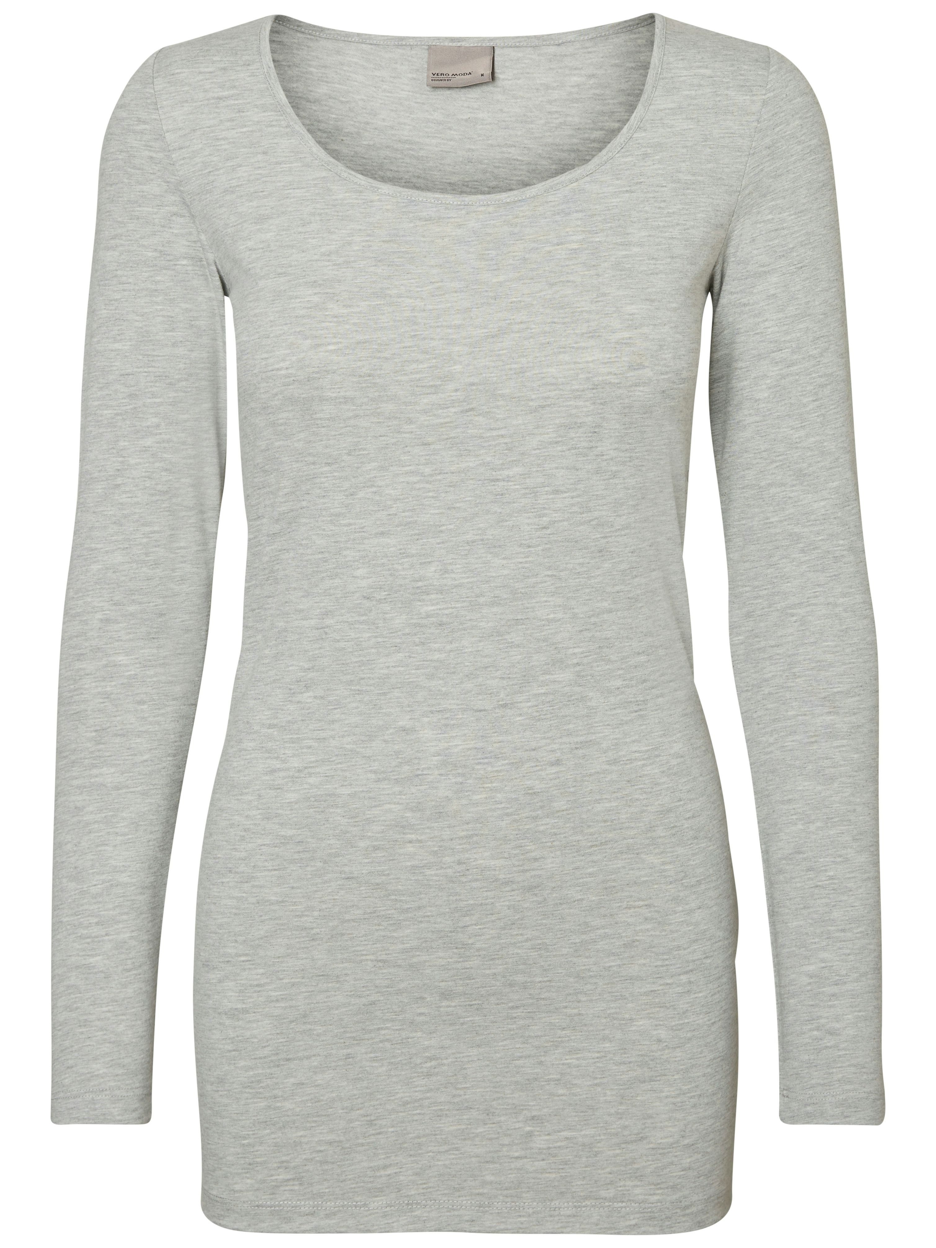 Vero Moda Langarmshirt (1-tlg) Plain/ohne Details günstig online kaufen